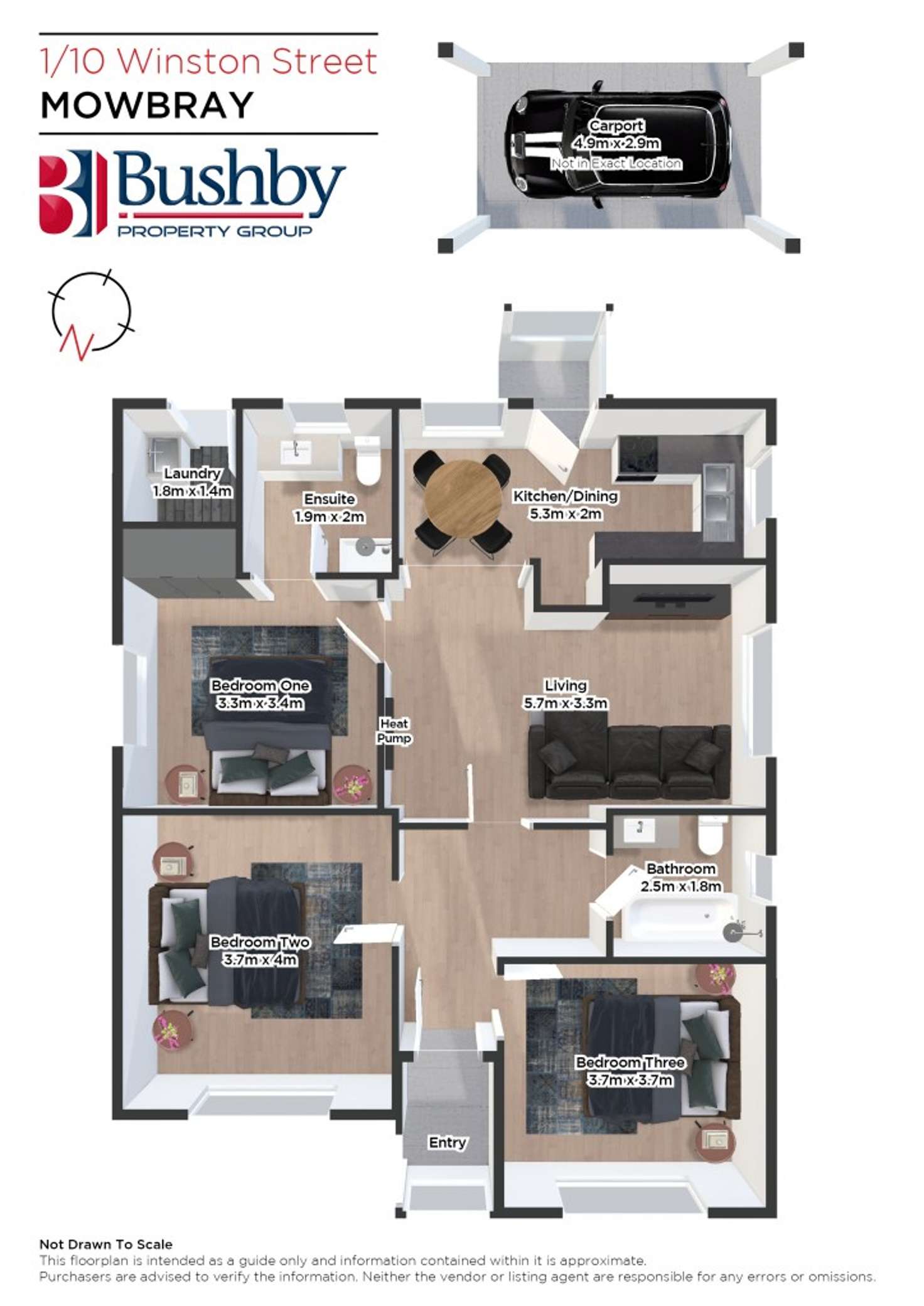 Floorplan of Homely house listing, 1/10 Winston Street, Mowbray TAS 7248