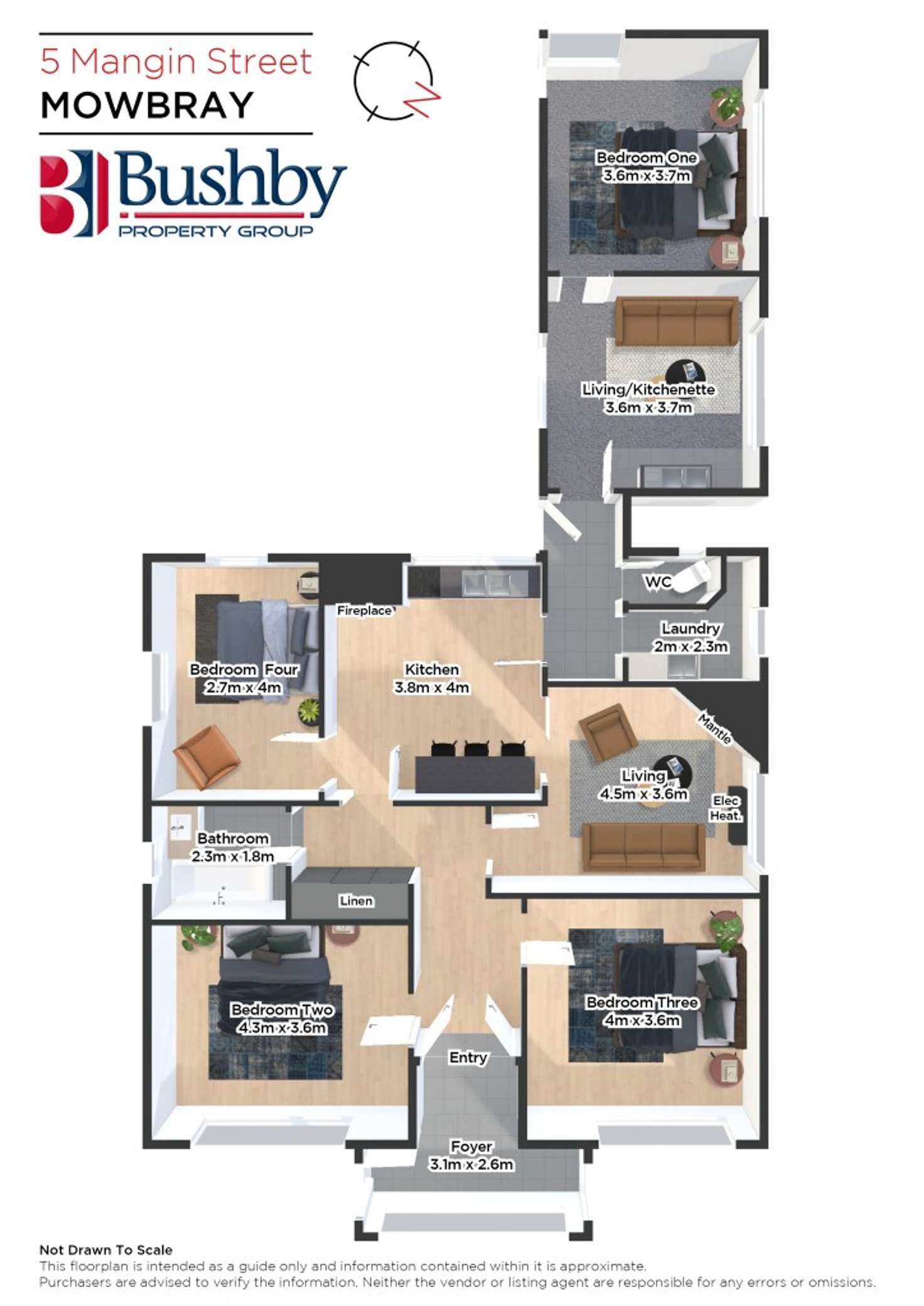 Floorplan of Homely house listing, 5 Mangin Street, Mowbray TAS 7248