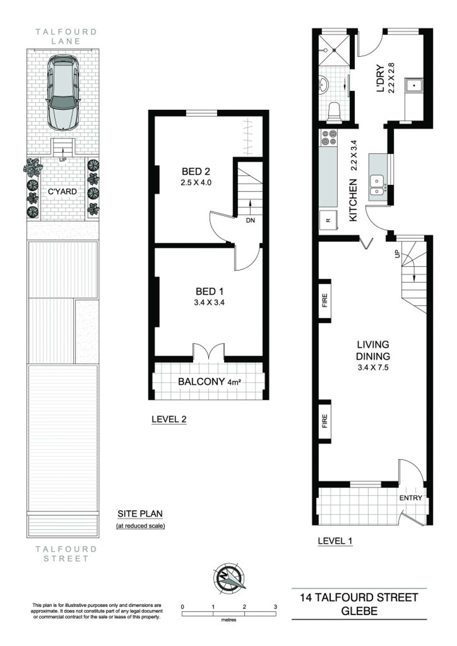 Floorplan of Homely house listing, 14 Talfourd Street, Glebe NSW 2037