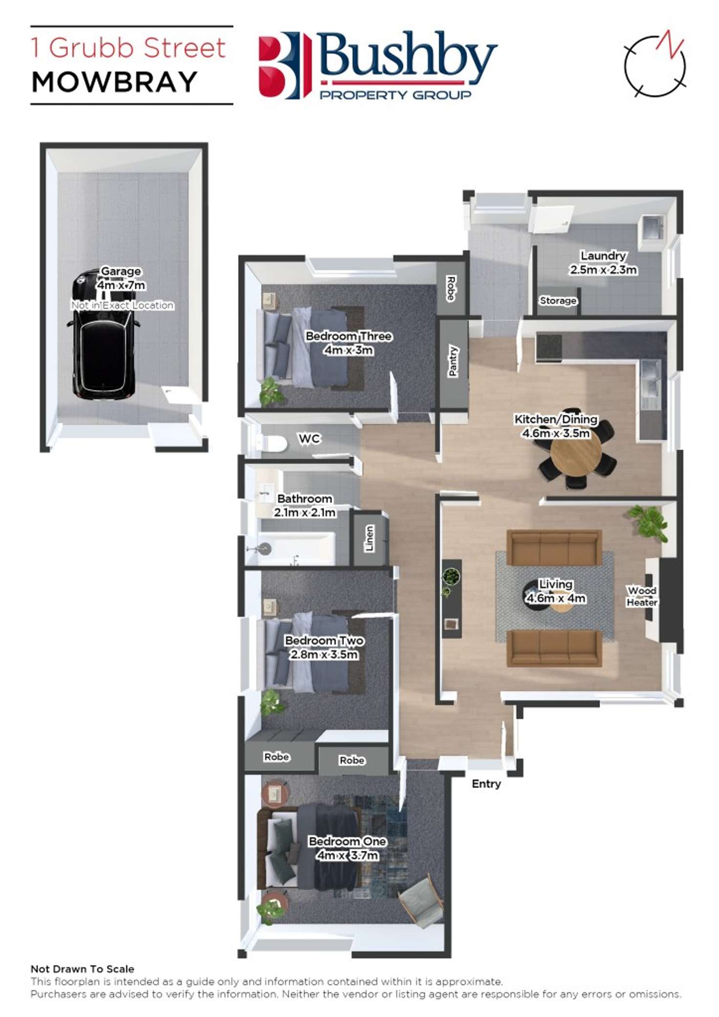 Floorplan of Homely house listing, 1 Grubb Street, Mowbray TAS 7248