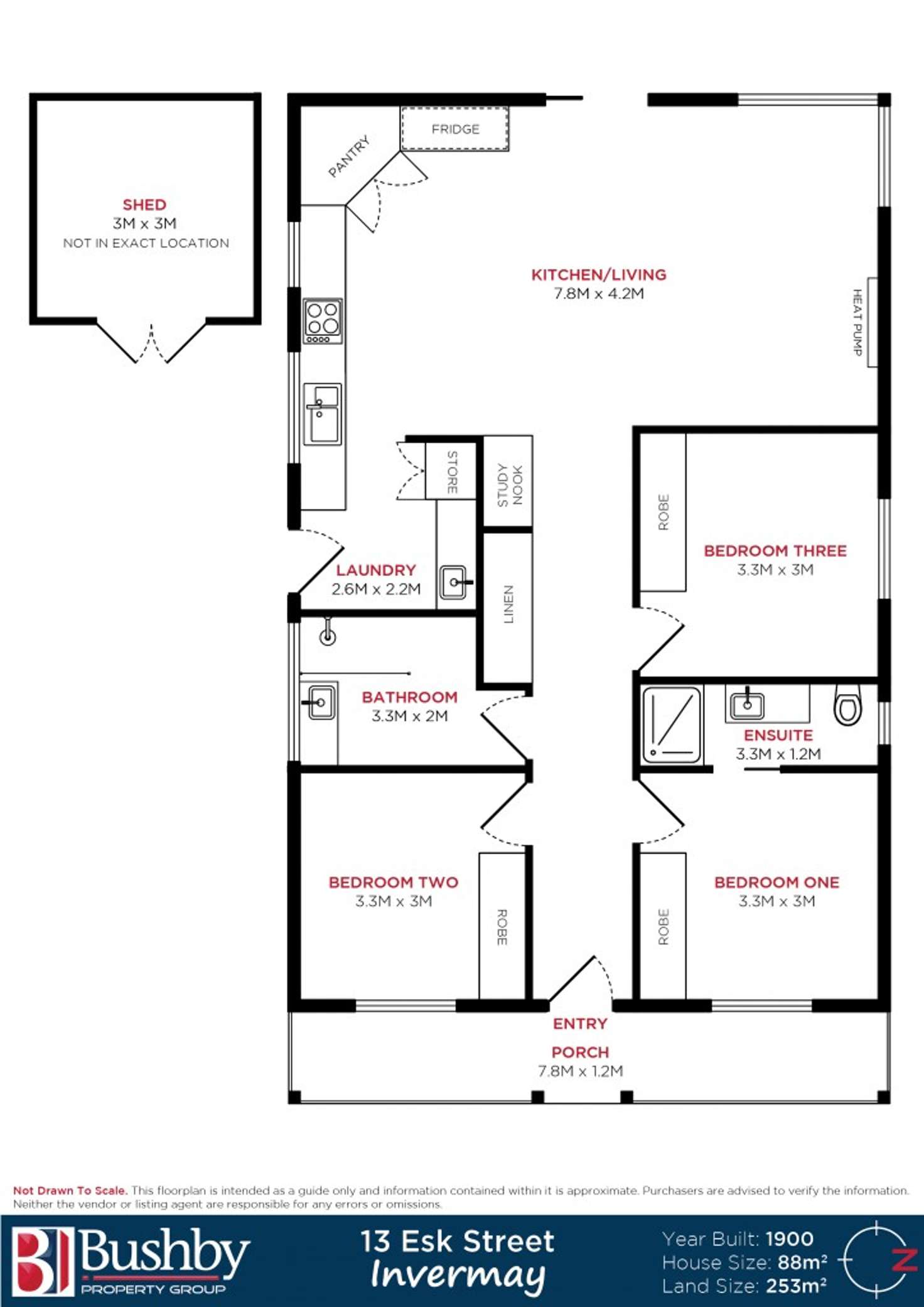 Floorplan of Homely house listing, 13 Esk Street, Invermay TAS 7248