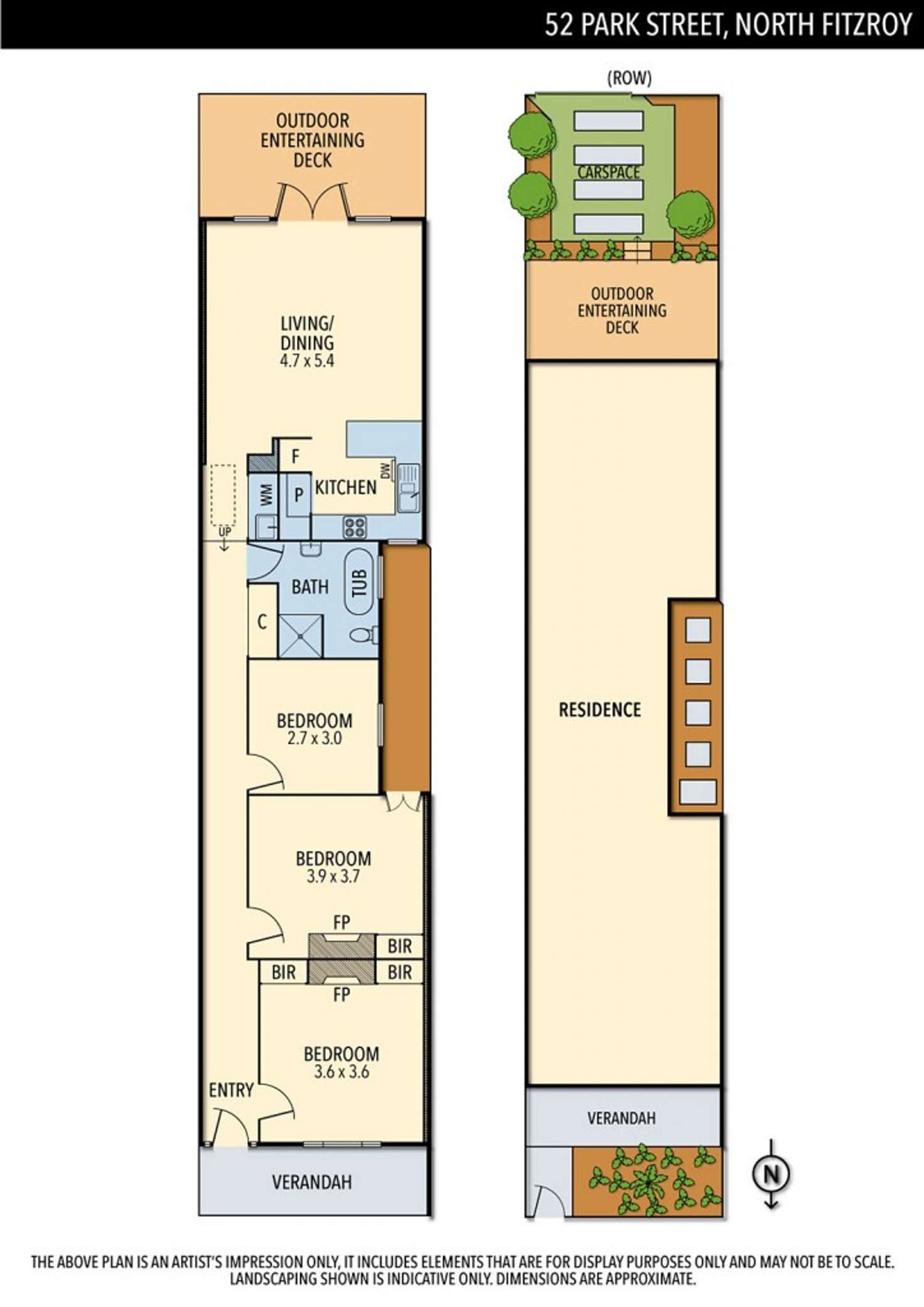 Floorplan of Homely house listing, 52 Park Street, Fitzroy North VIC 3068