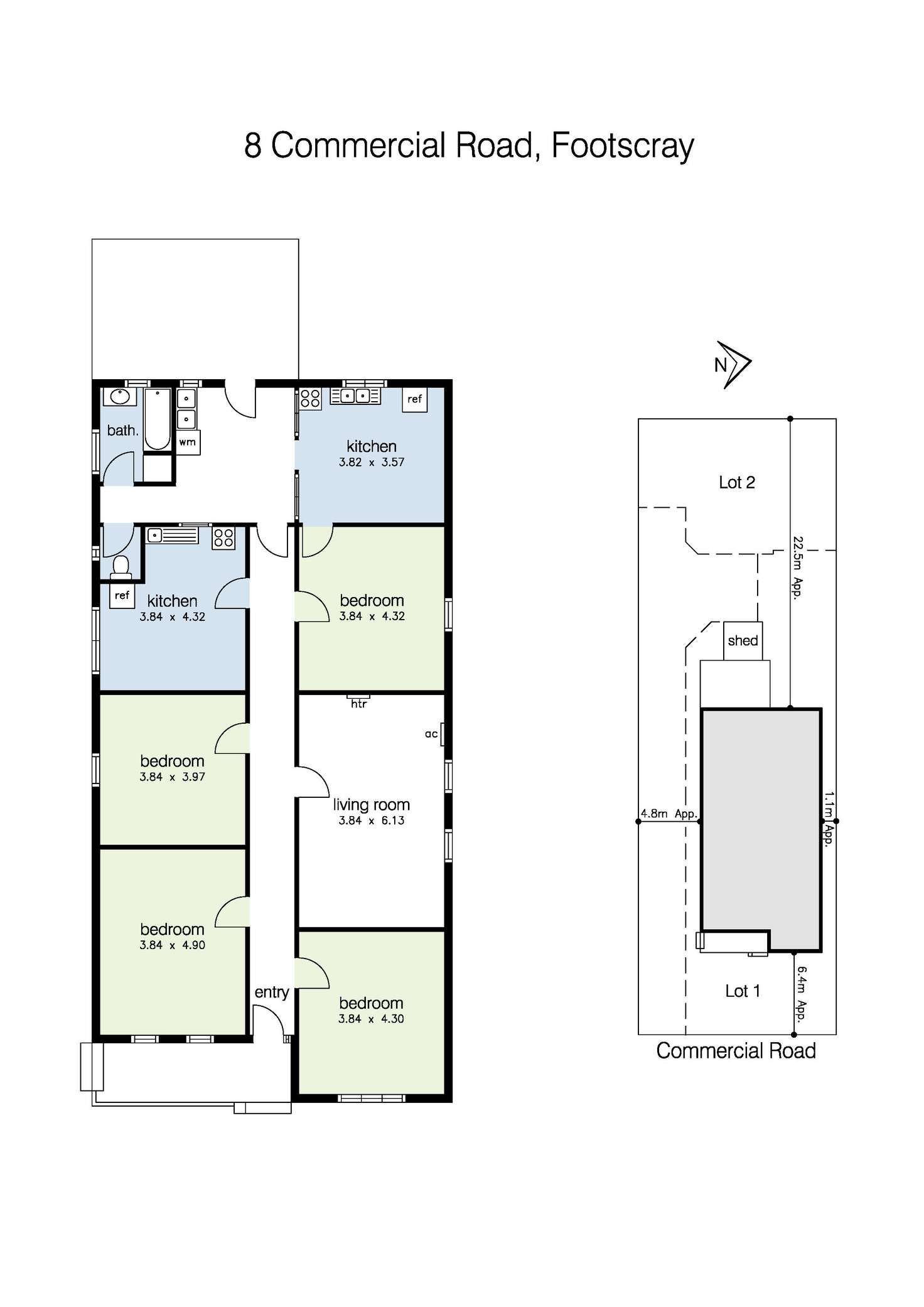 Floorplan of Homely house listing, 8 Commercial Road, Footscray VIC 3011