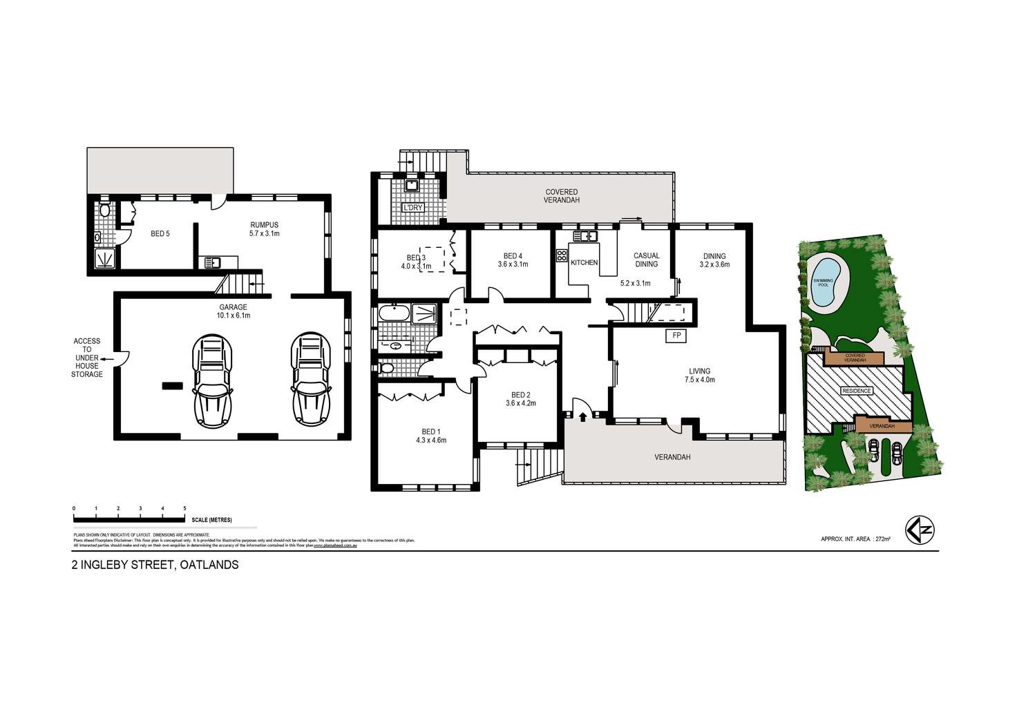 Floorplan of Homely house listing, 2 Ingleby Street, Oatlands NSW 2117