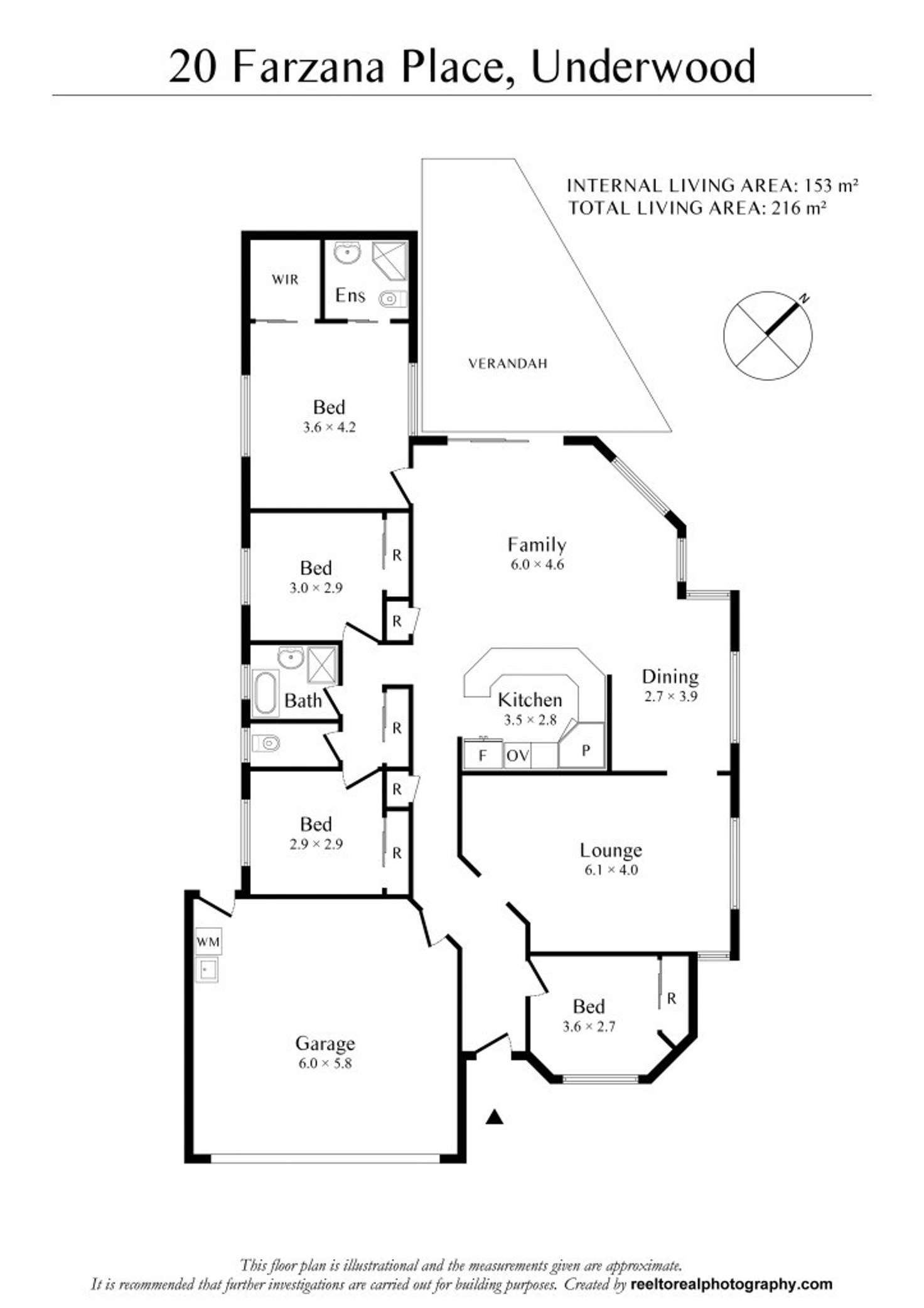 Floorplan of Homely house listing, 20 Farzana Place, Underwood QLD 4119
