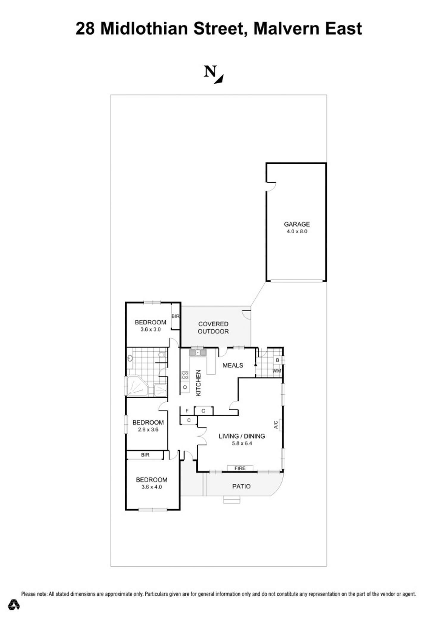 Floorplan of Homely house listing, 28 Midlothian Street, Malvern East VIC 3145