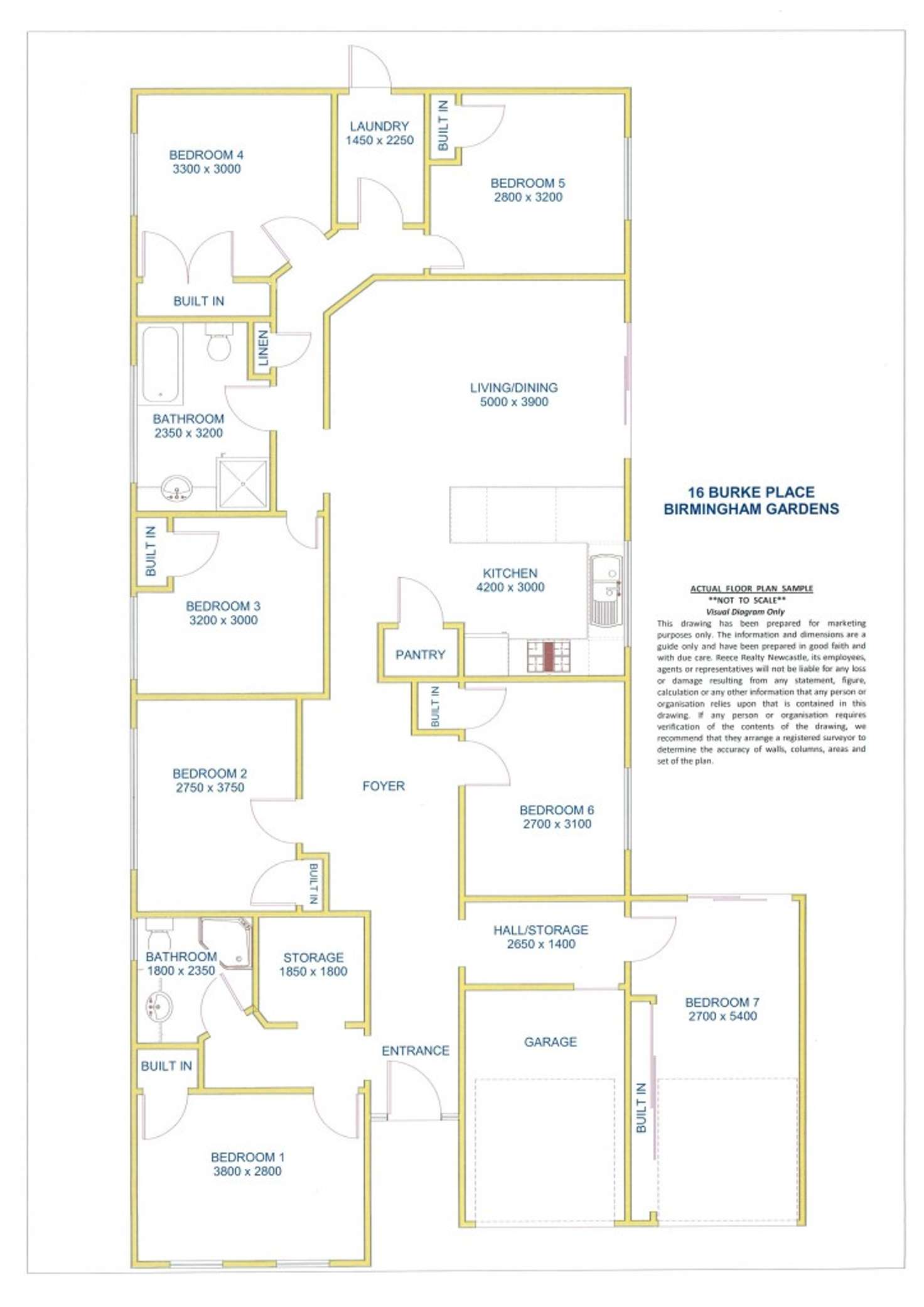 Floorplan of Homely house listing, 16 Burke Place, Birmingham Gardens NSW 2287