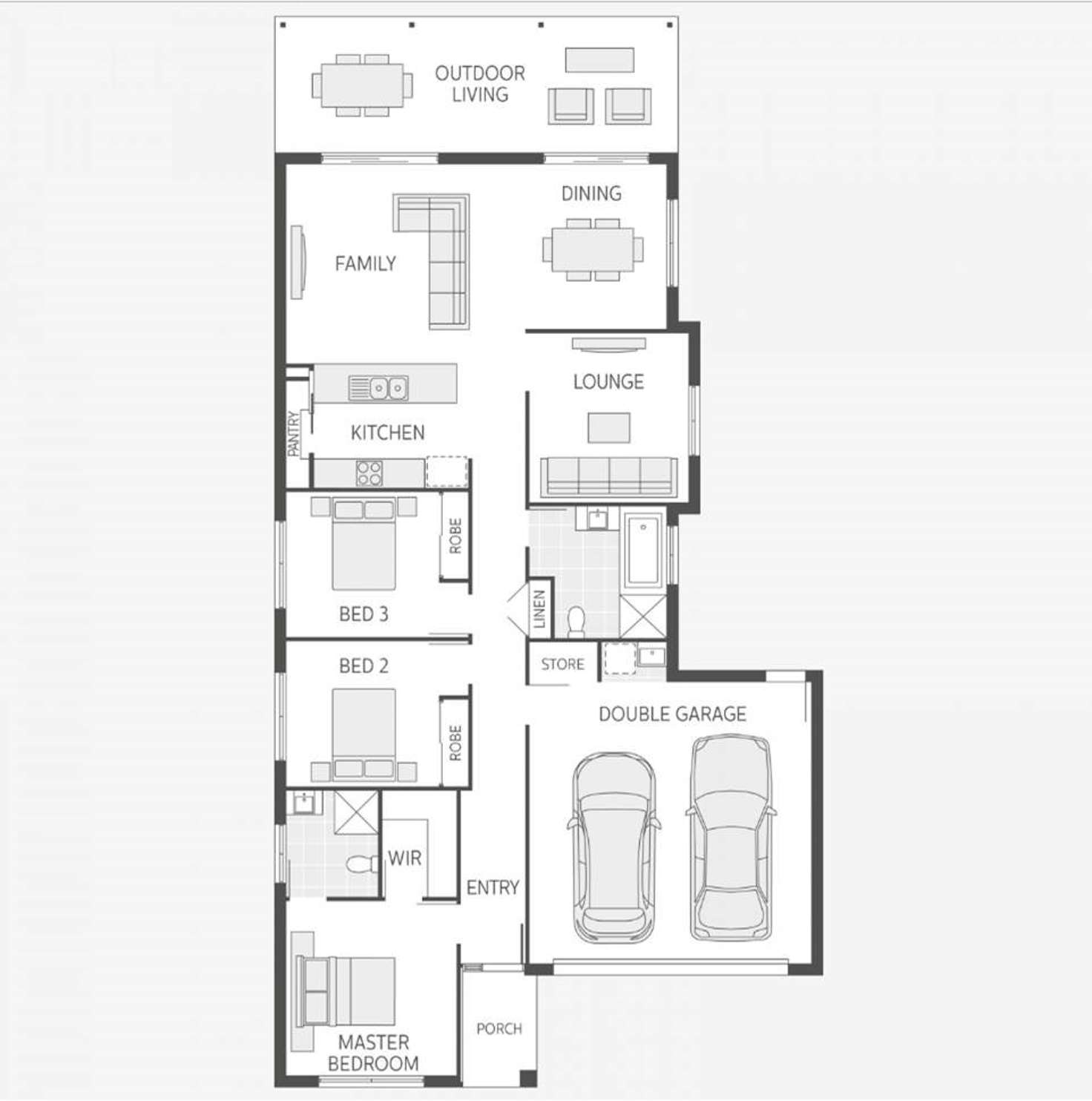 Floorplan of Homely house listing, 96 Barramundi Drive, Burrum Heads QLD 4659