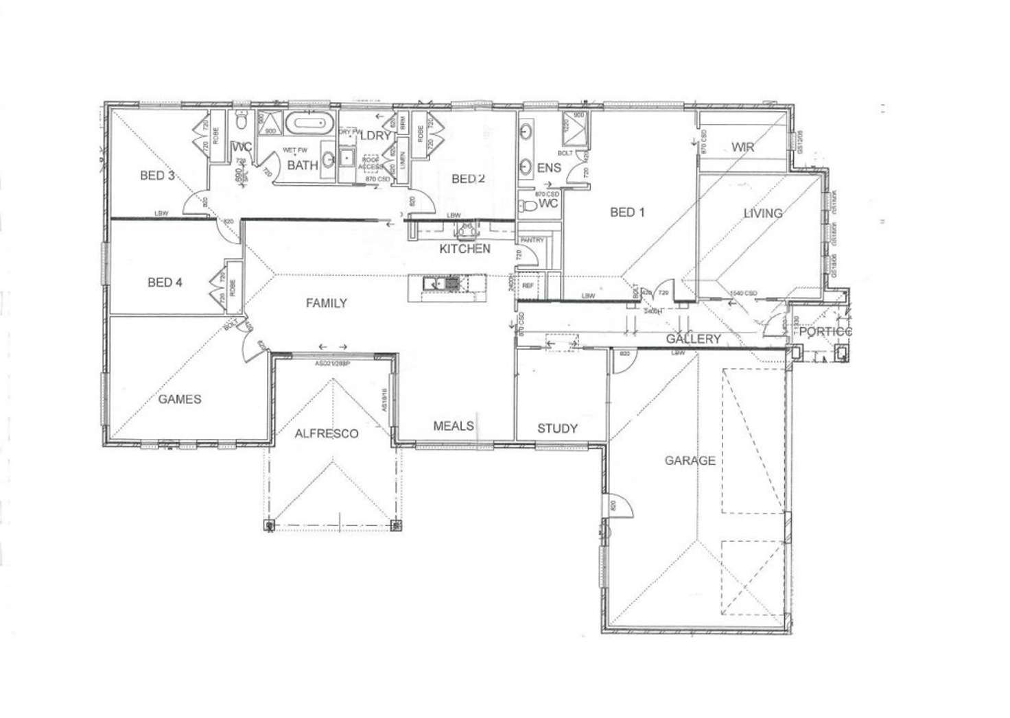 Floorplan of Homely house listing, 5 Hoysted Court, Wangaratta VIC 3677