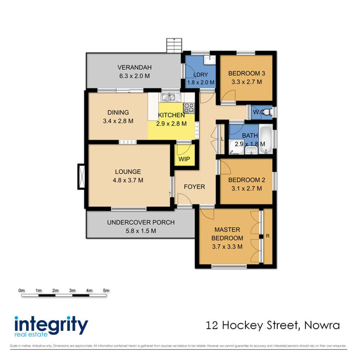 Floorplan of Homely house listing, 12 Hockey Street, Nowra NSW 2541