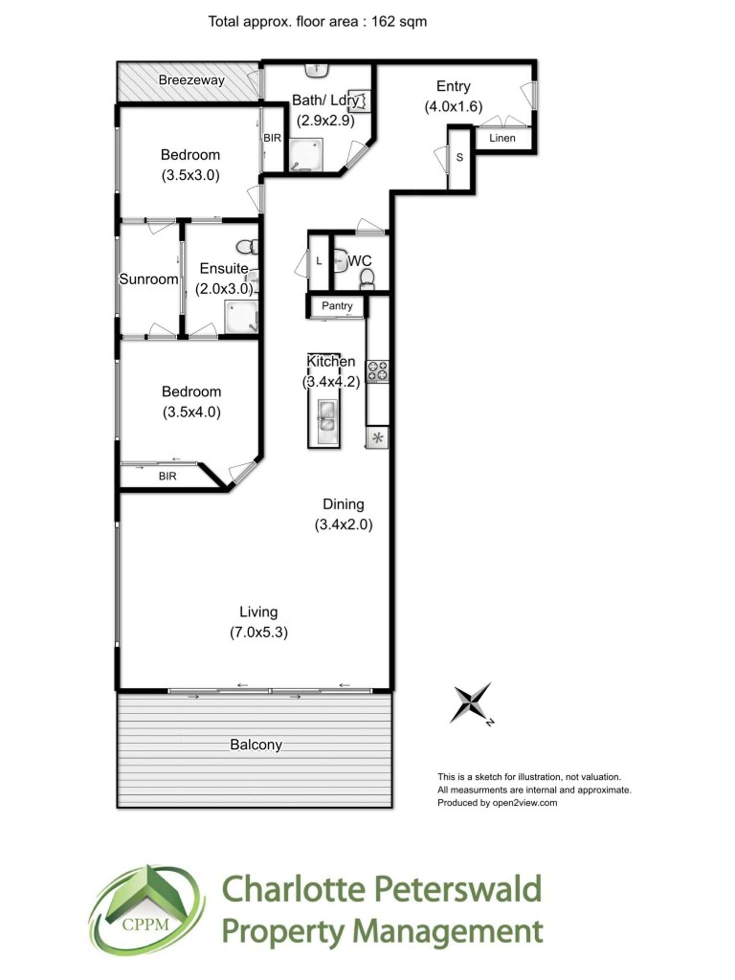 Floorplan of Homely apartment listing, 2/252 Argyle Street, Hobart TAS 7000