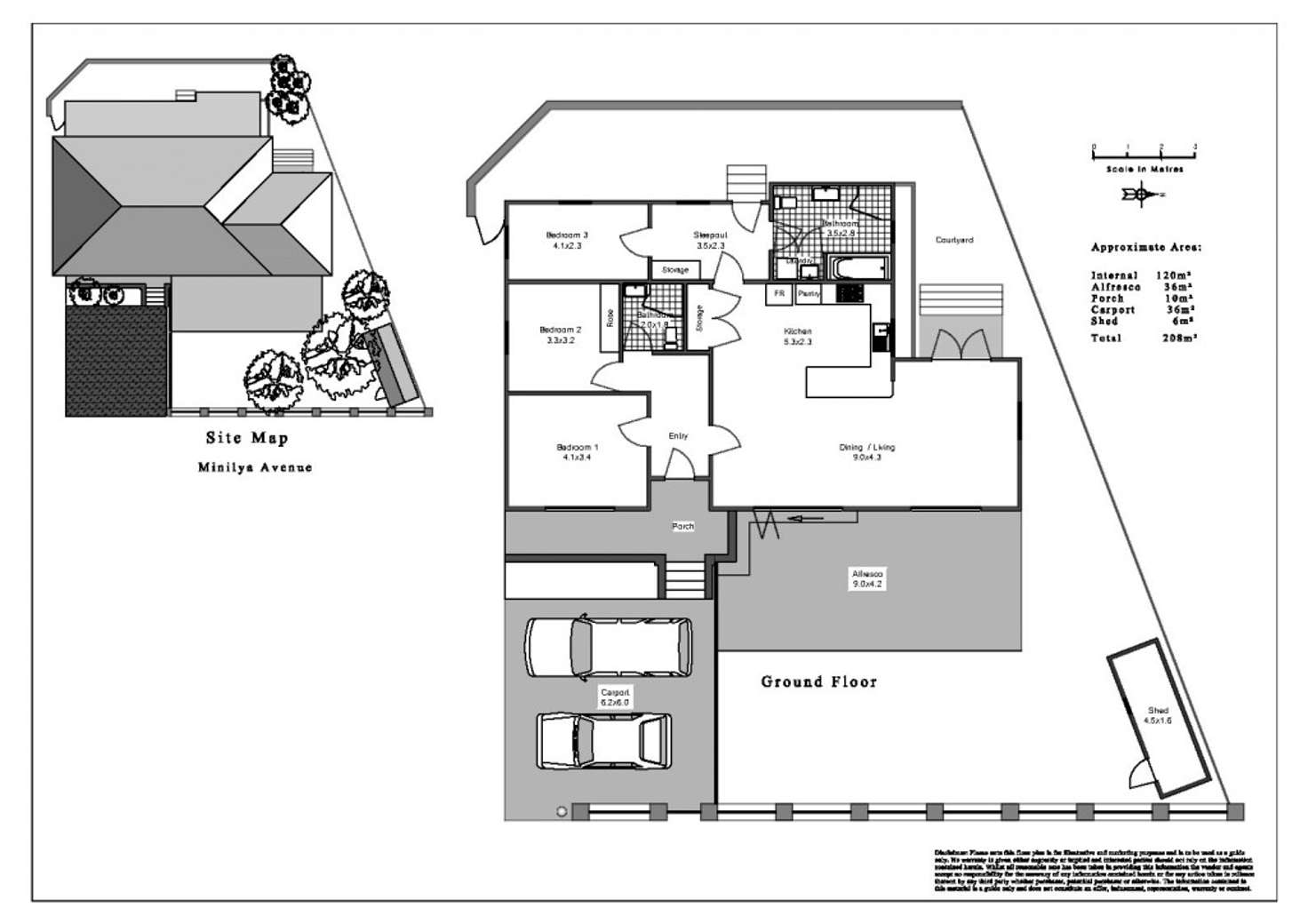 Floorplan of Homely house listing, 3 Minilya Avenue, White Gum Valley WA 6162