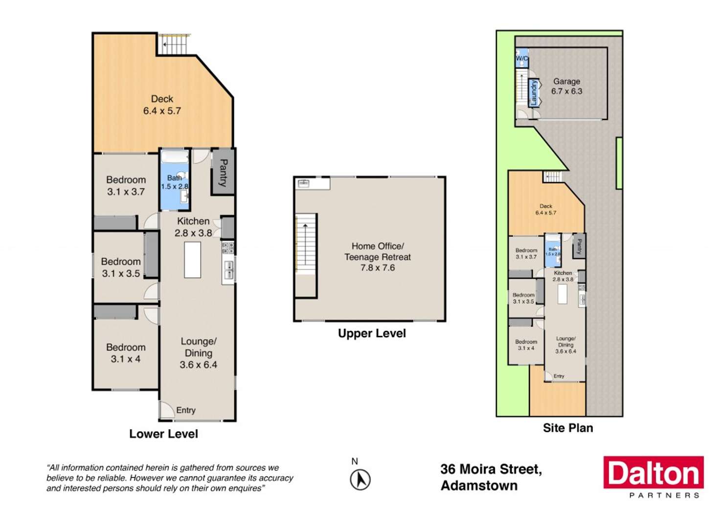 Floorplan of Homely house listing, 36 Moira Street, Adamstown NSW 2289