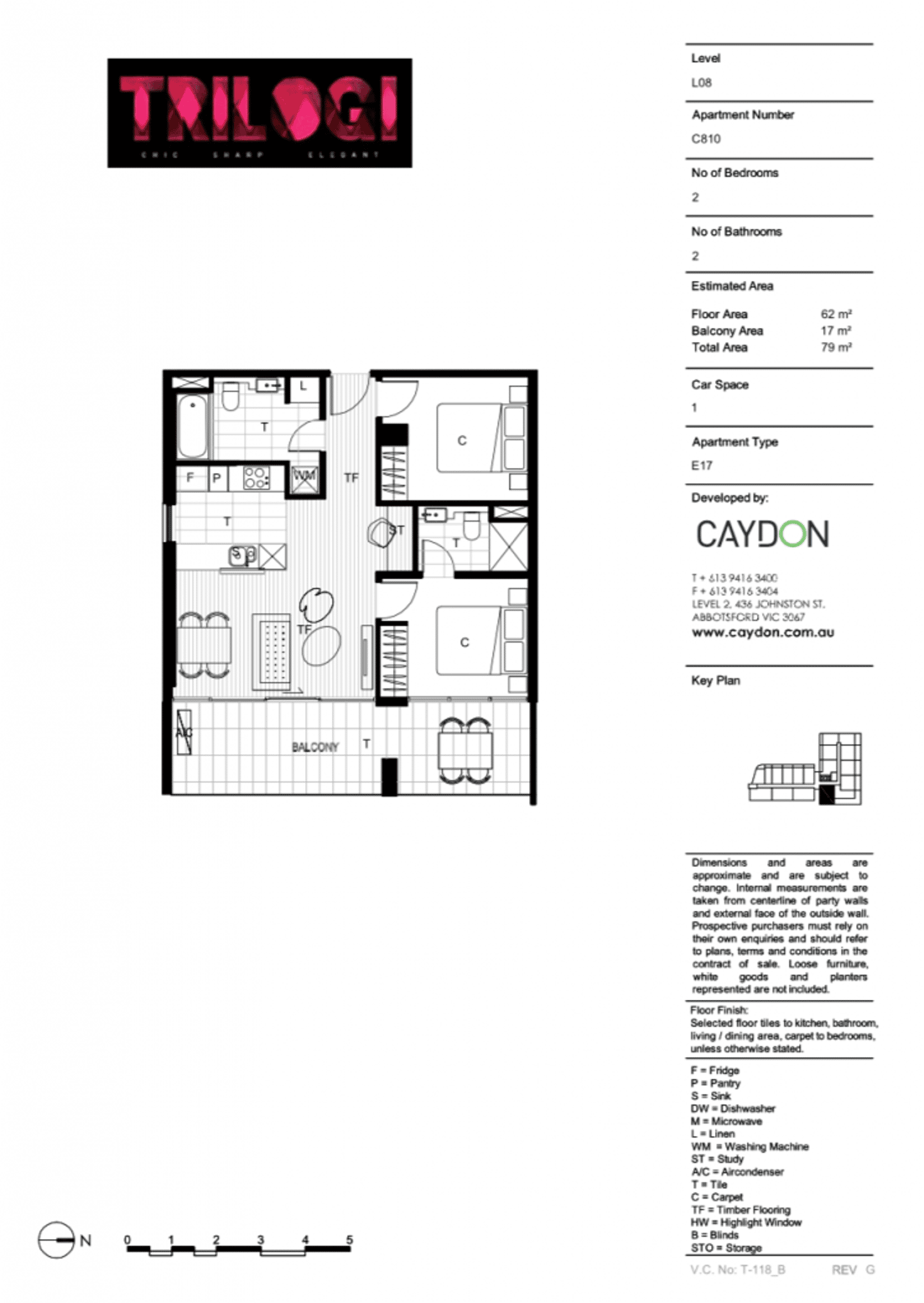 Floorplan of Homely apartment listing, 810/15 Clifton Street, Prahran VIC 3181