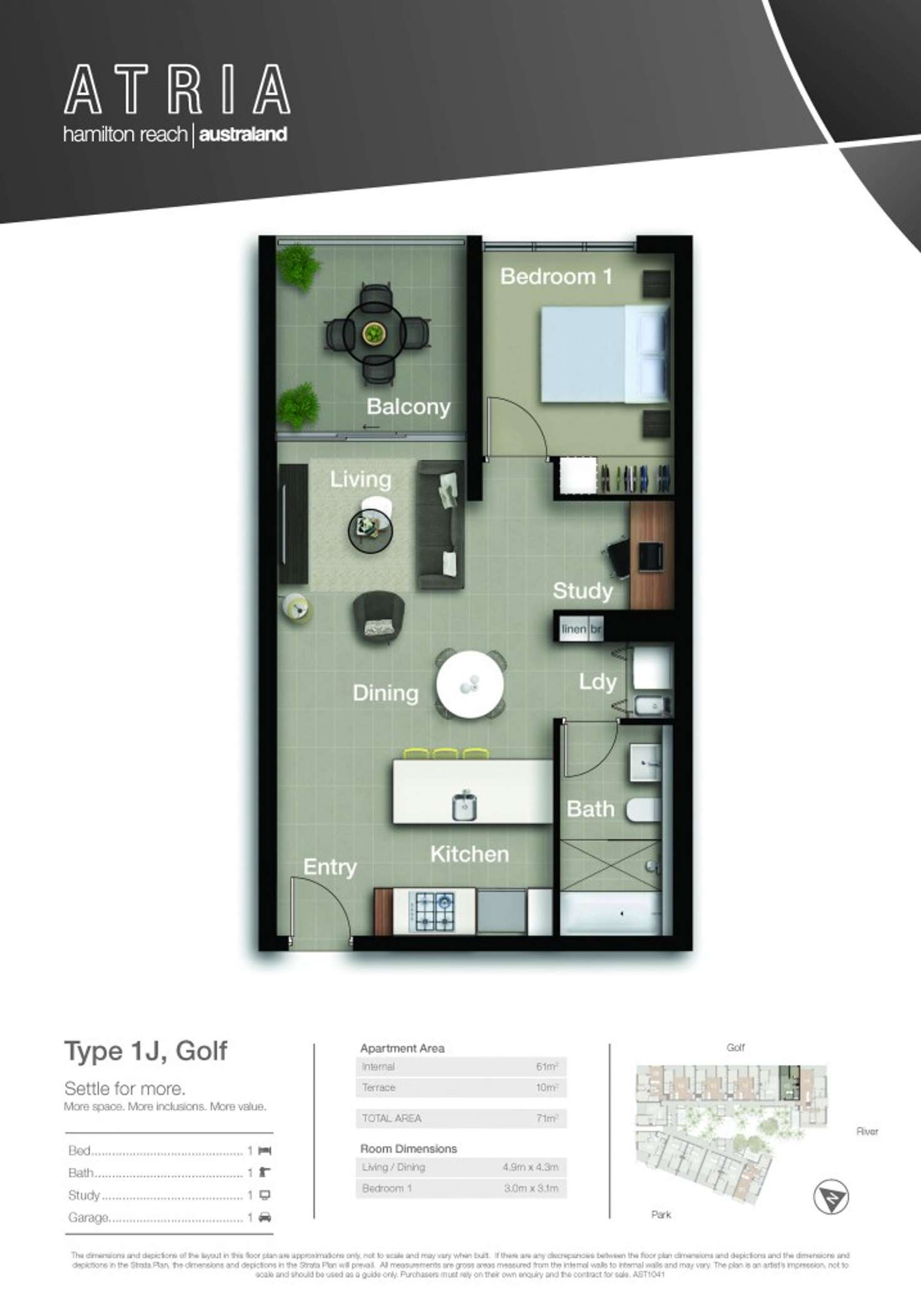 Floorplan of Homely apartment listing, 5313/331 MacArthur Avenue, Hamilton QLD 4007