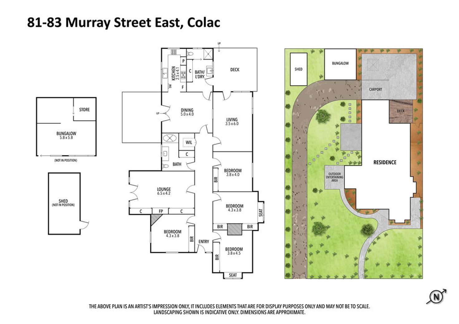 Floorplan of Homely house listing, 81-83 Murray Street East, Colac VIC 3250