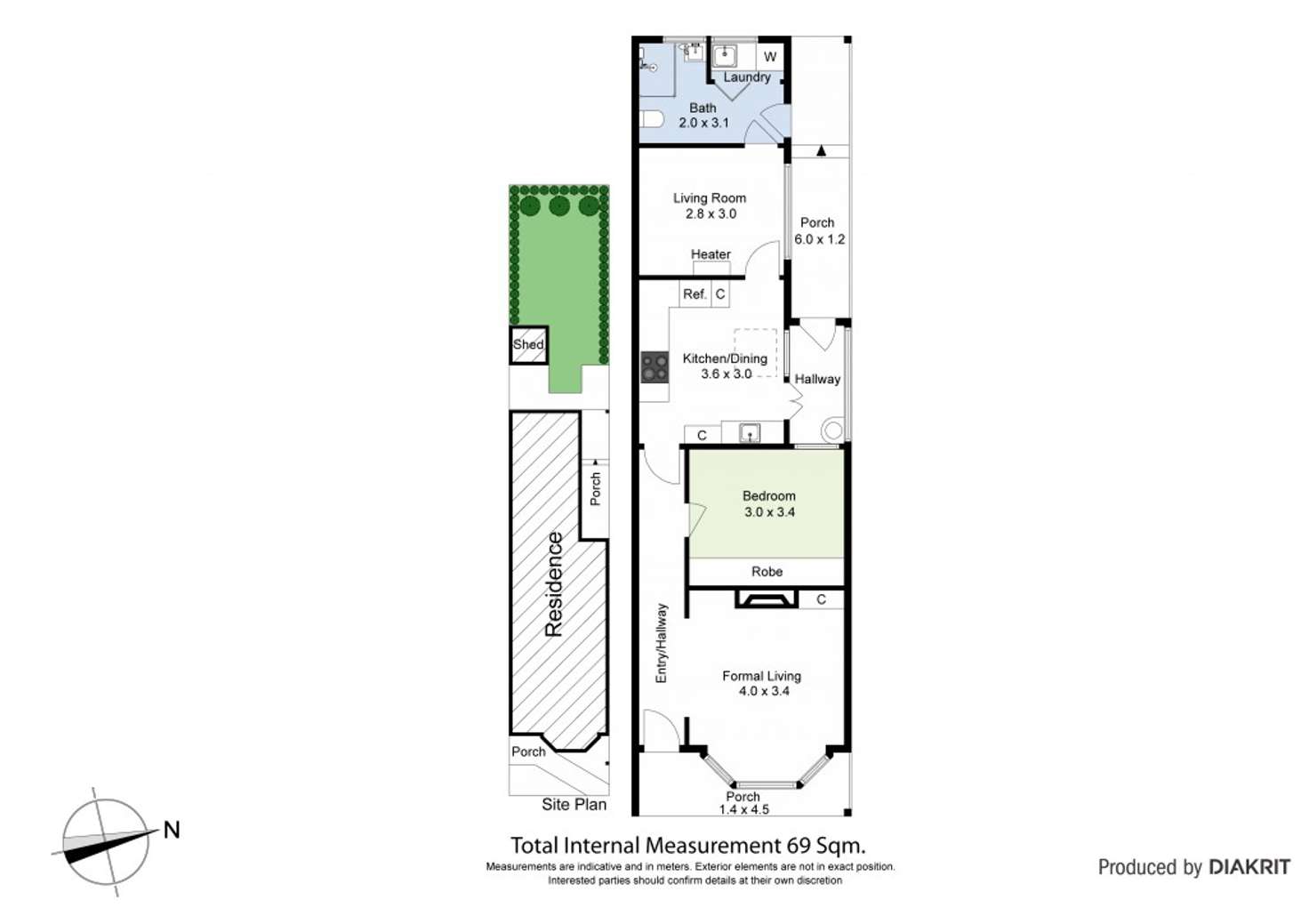 Floorplan of Homely house listing, 15 Haslam Street, Williamstown VIC 3016
