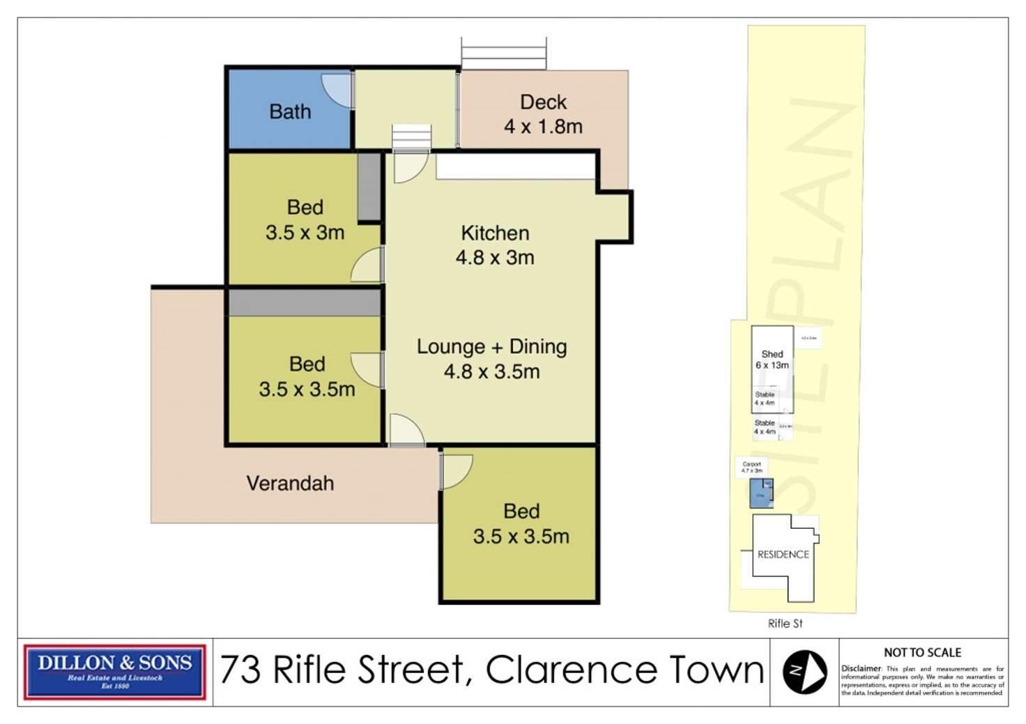 Floorplan of Homely house listing, 73 Rifle Street, Clarence Town NSW 2321