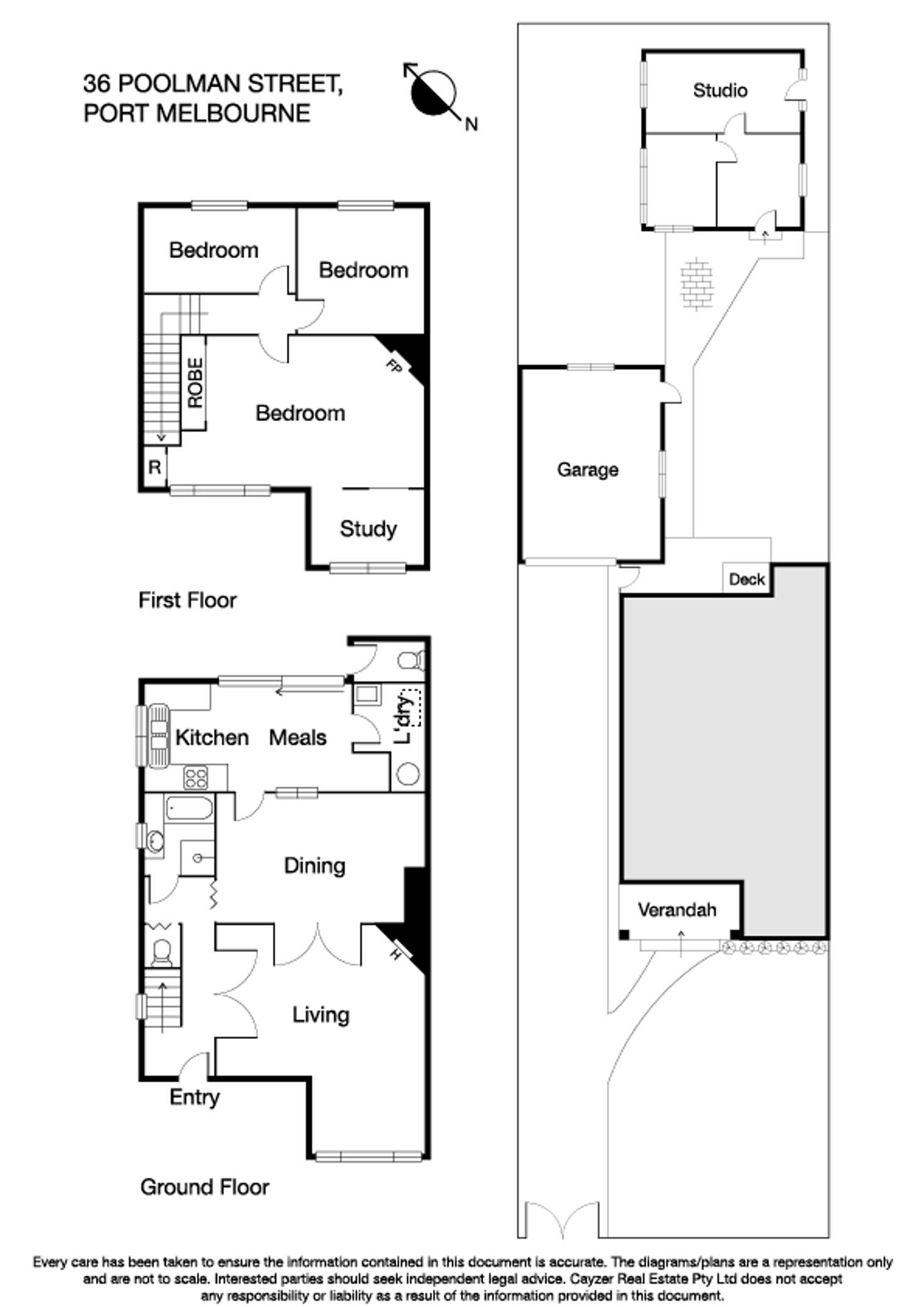 Floorplan of Homely house listing, 36 Poolman Street, Port Melbourne VIC 3207