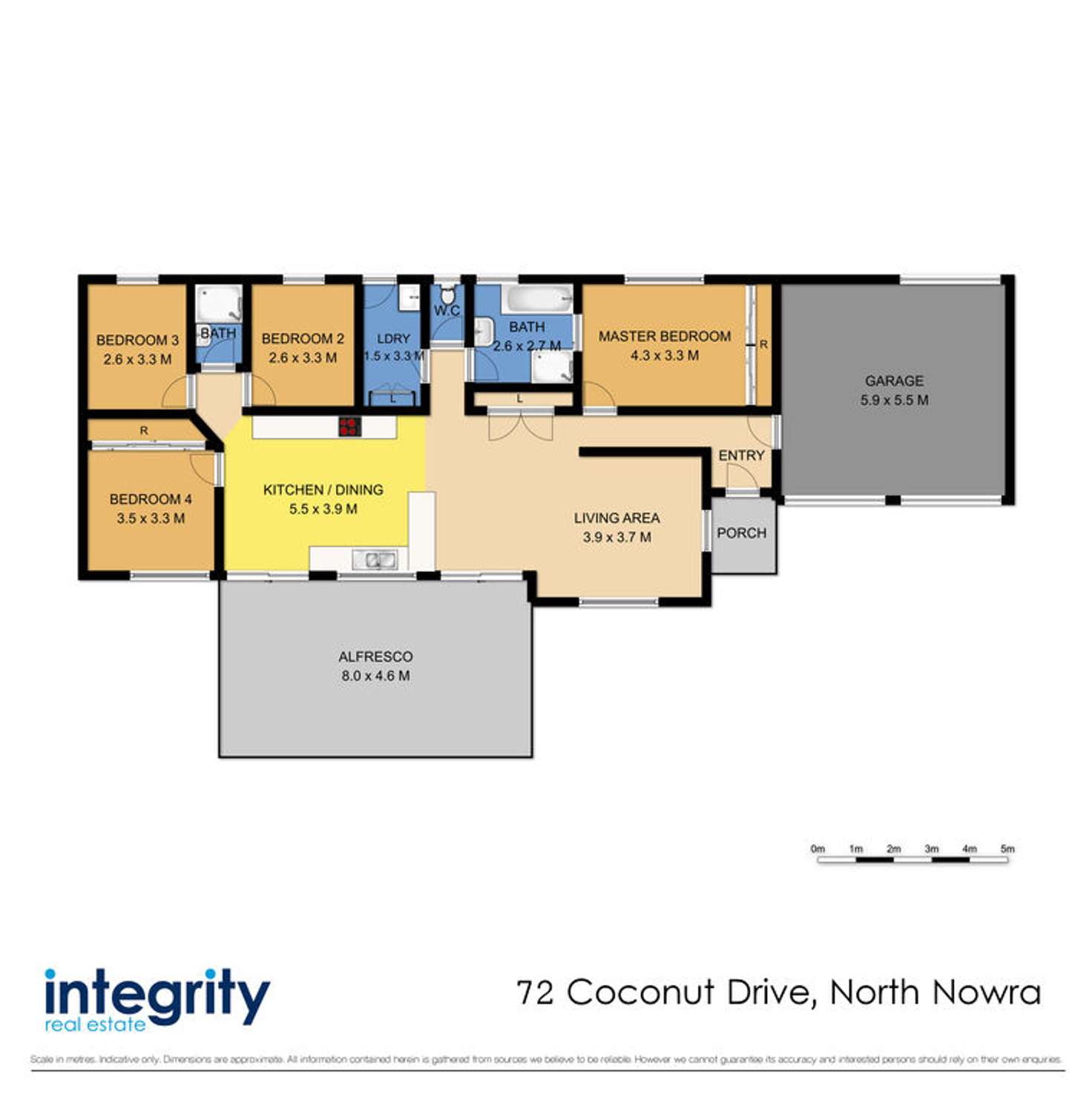 Floorplan of Homely house listing, 72 Coconut Drive, North Nowra NSW 2541