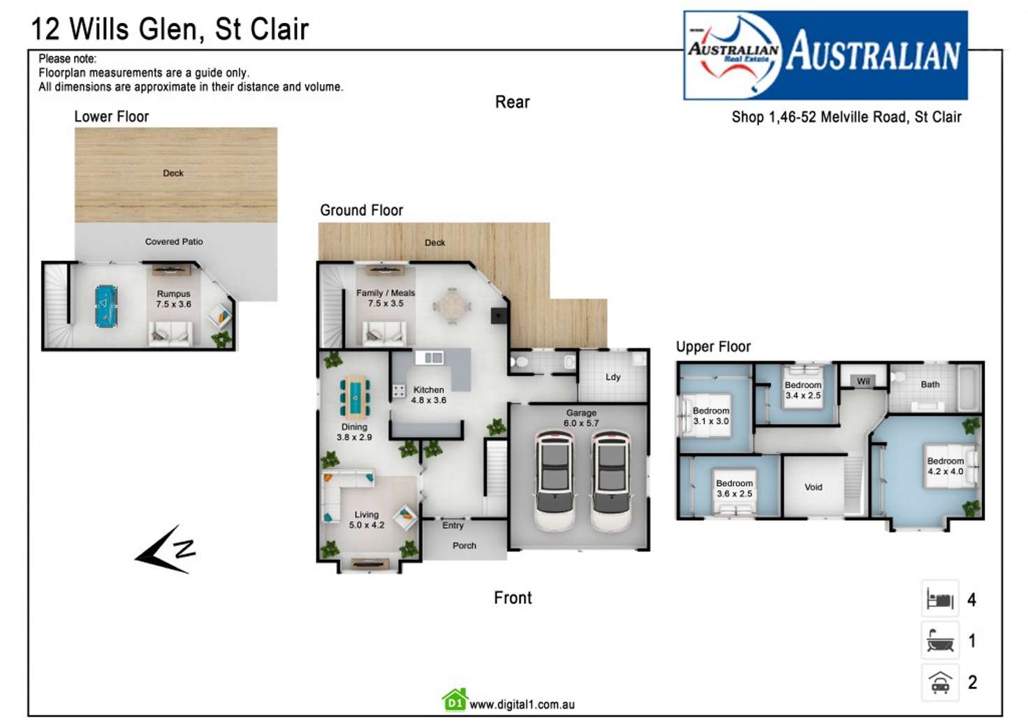 Floorplan of Homely house listing, 12 Wills Glen, St Clair NSW 2759