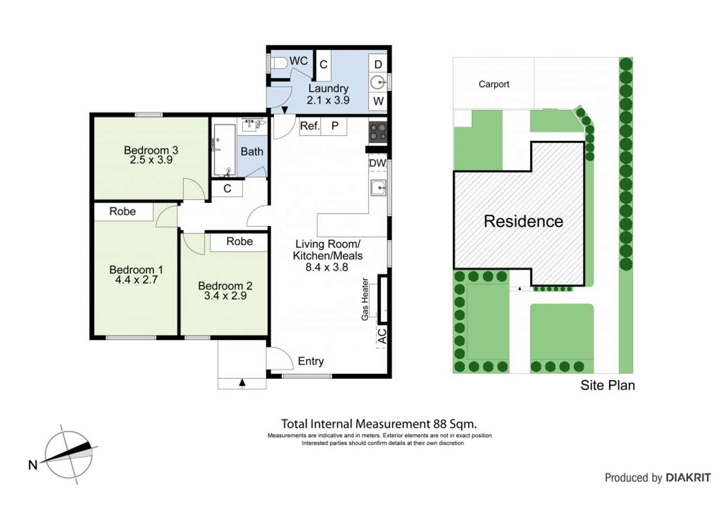 Floorplan of Homely house listing, 1/78 Duke Street, Braybrook VIC 3019