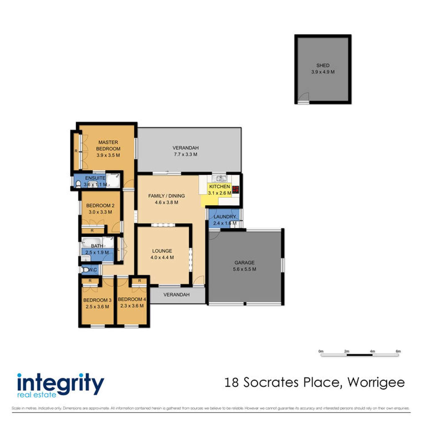 Floorplan of Homely house listing, 18 Socrates Place, Worrigee NSW 2540