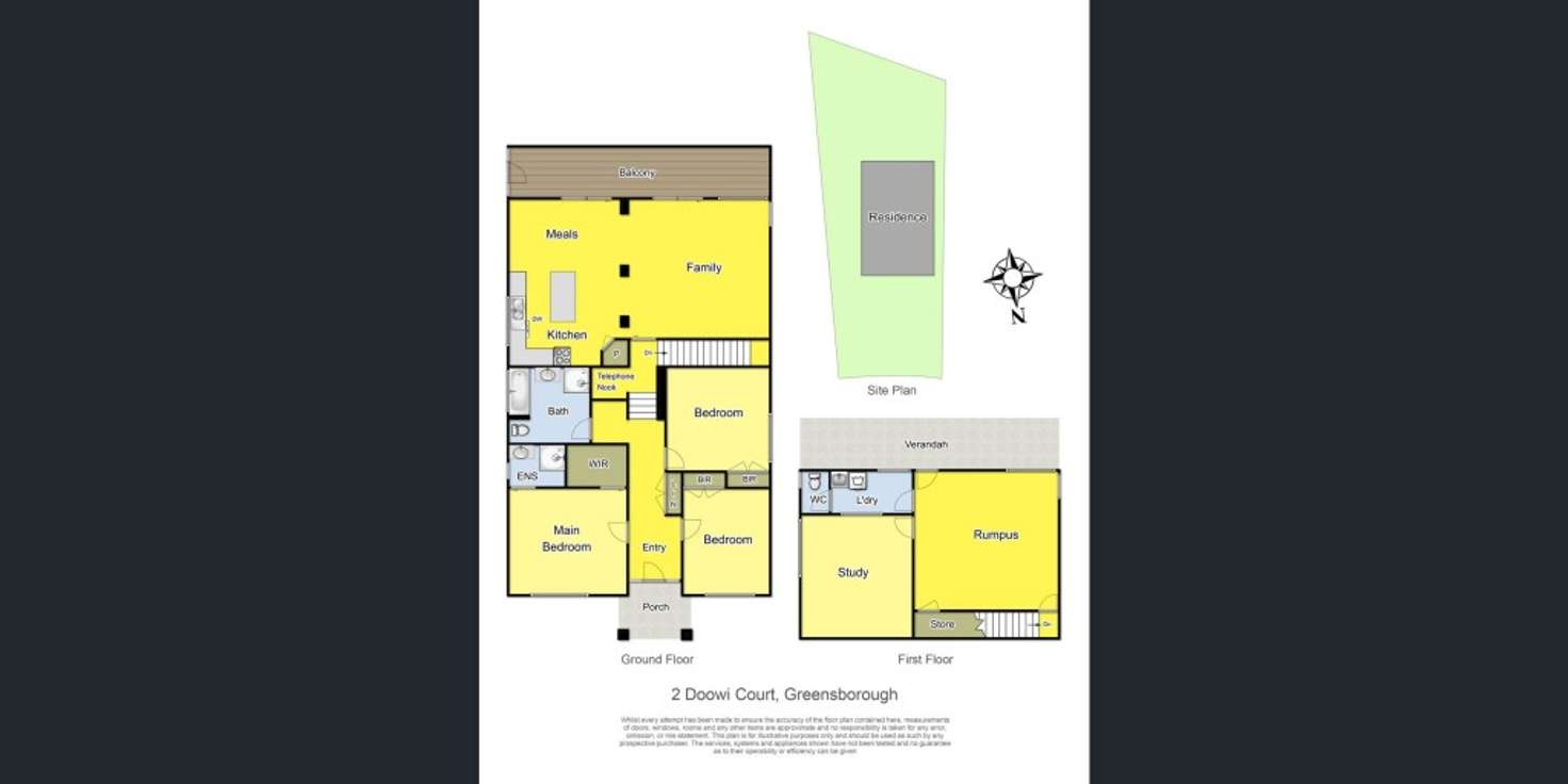 Floorplan of Homely house listing, 2 Doowi Court, Greensborough VIC 3088