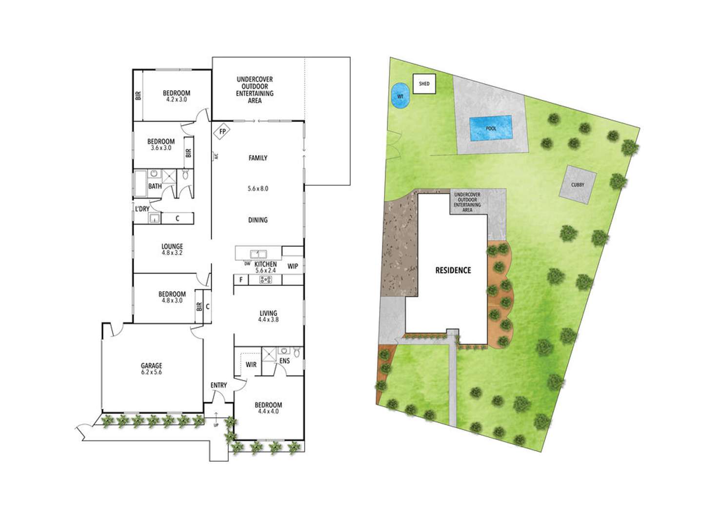 Floorplan of Homely house listing, 100 Beal Street, Birregurra VIC 3242