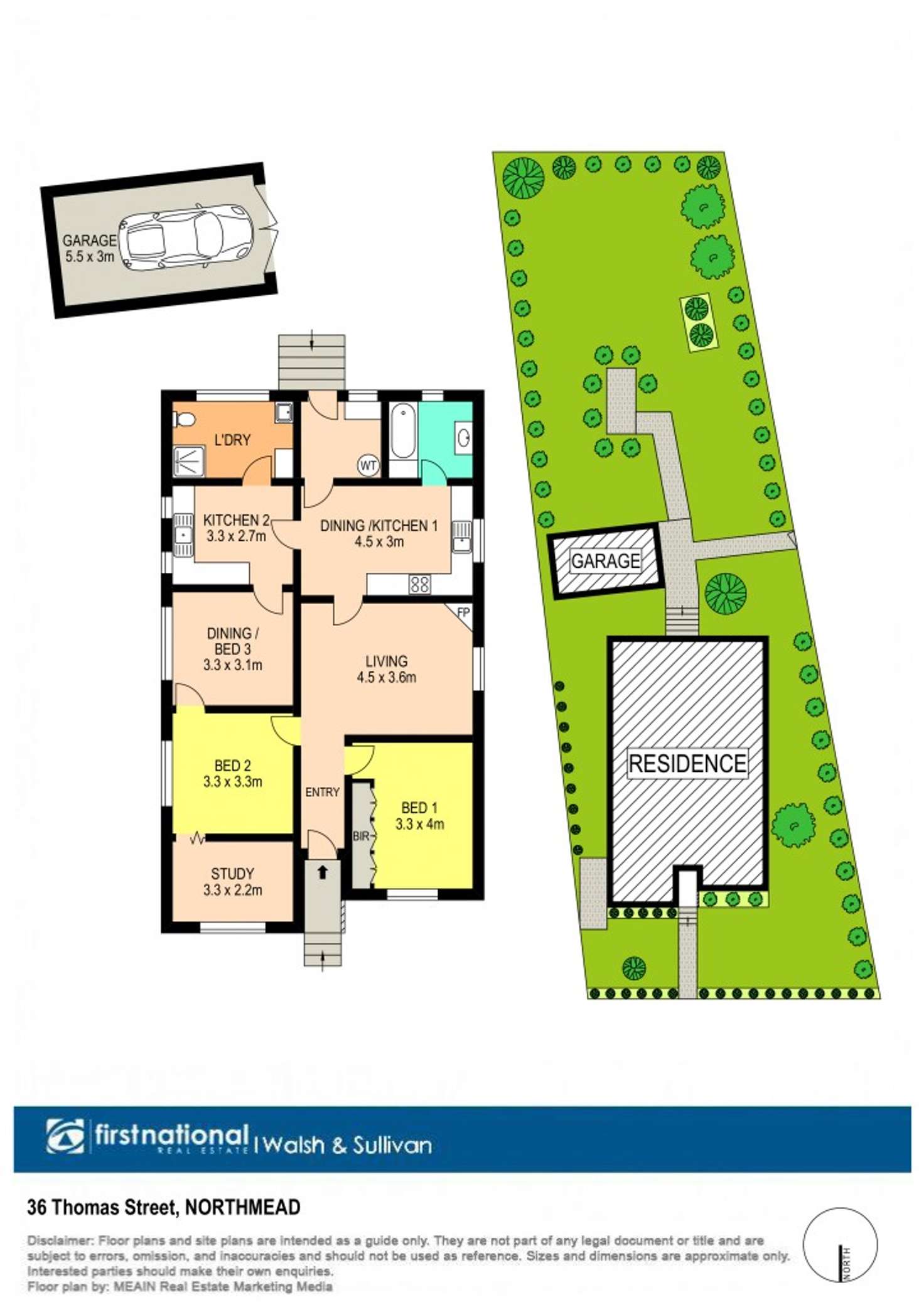 Floorplan of Homely house listing, 36 Thomas Street, Northmead NSW 2152