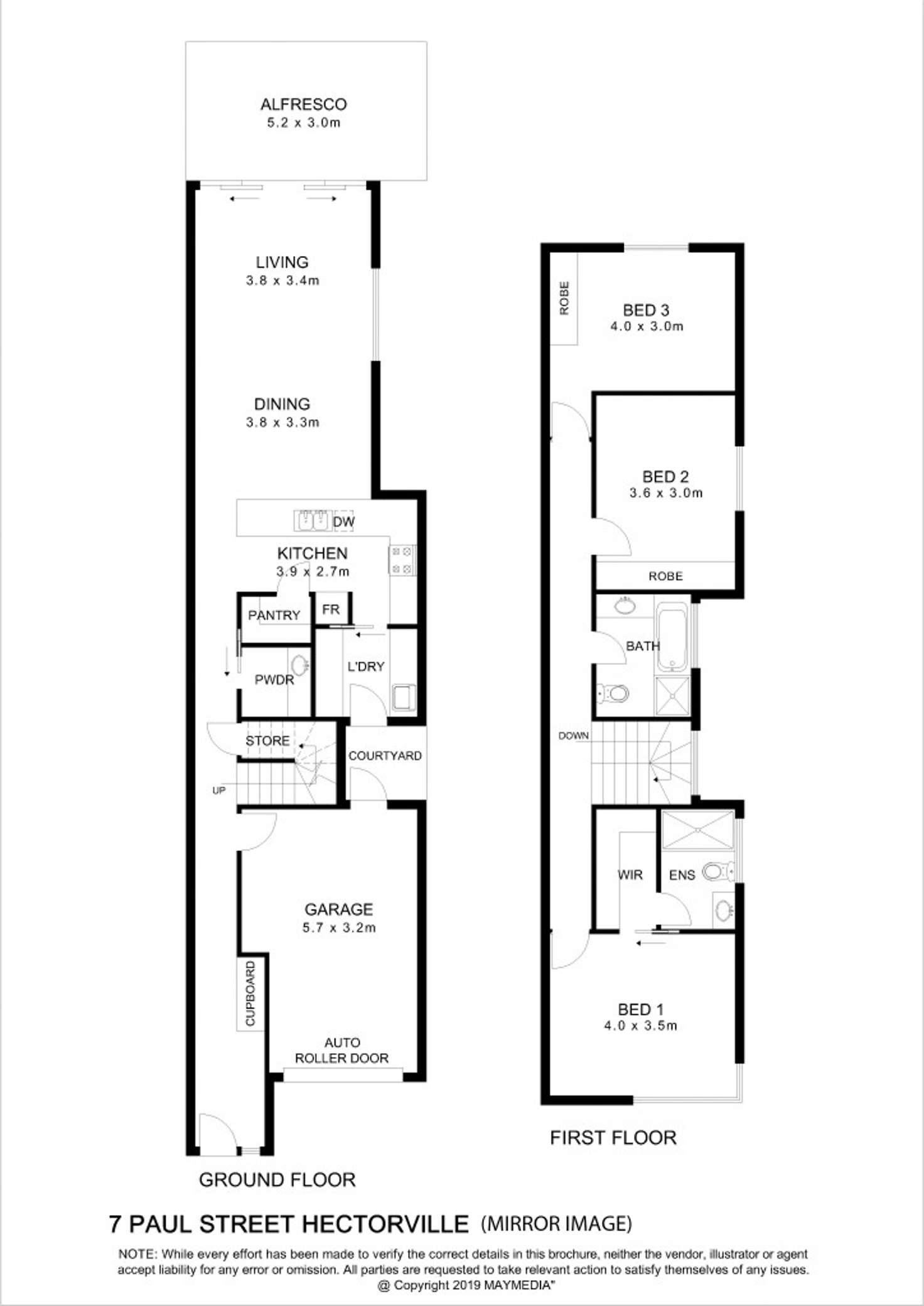 Floorplan of Homely house listing, 7A Paul Street, Hectorville SA 5073