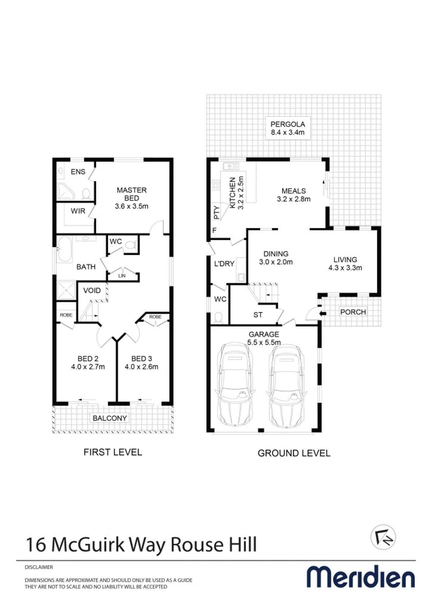 Floorplan of Homely house listing, 16 McGuirk Way, Rouse Hill NSW 2155