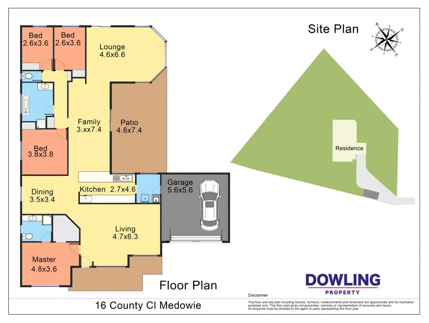 Floorplan of Homely house listing, 16 COUNTY CLOSE, Medowie NSW 2318