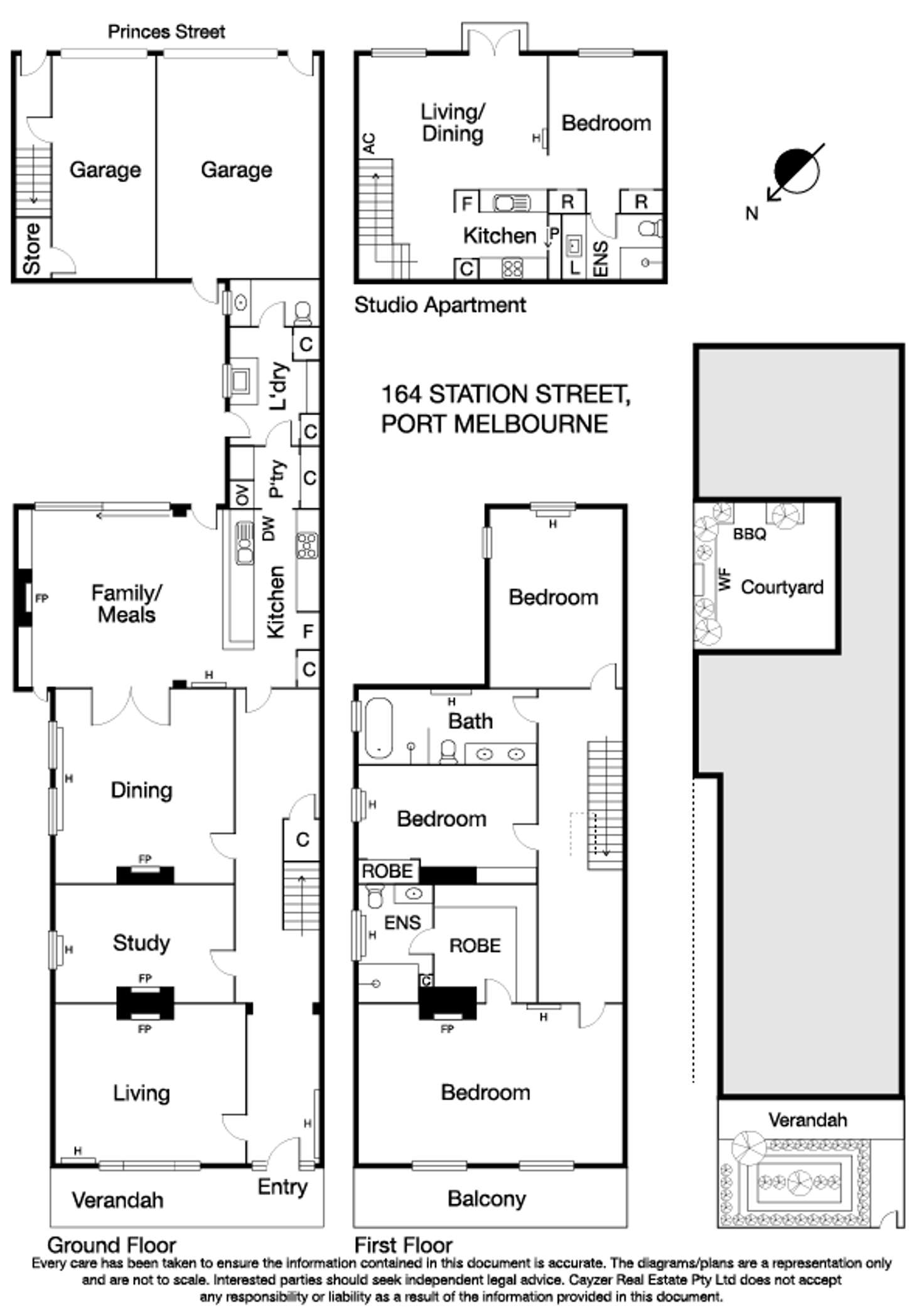Floorplan of Homely house listing, 164 Station Street, Port Melbourne VIC 3207