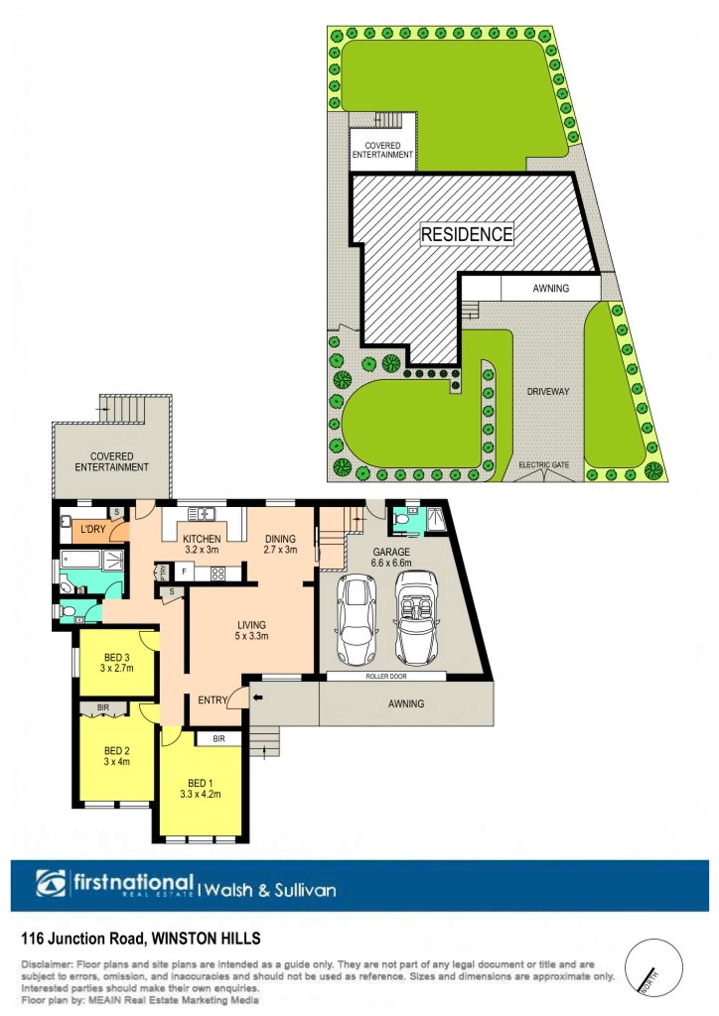 Floorplan of Homely house listing, 116 Junction Road, Winston Hills NSW 2153