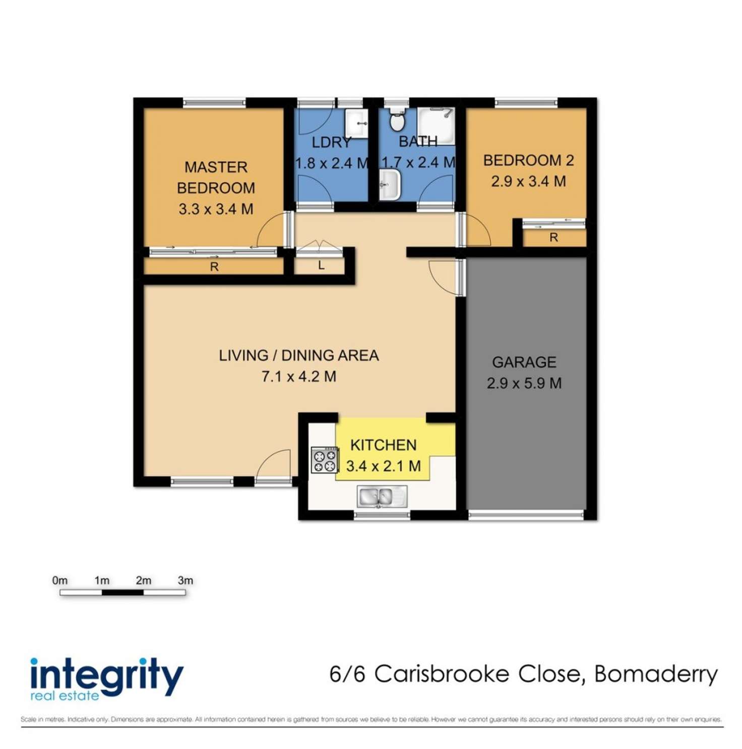 Floorplan of Homely villa listing, 6/6 Carisbrooke Close, Bomaderry NSW 2541