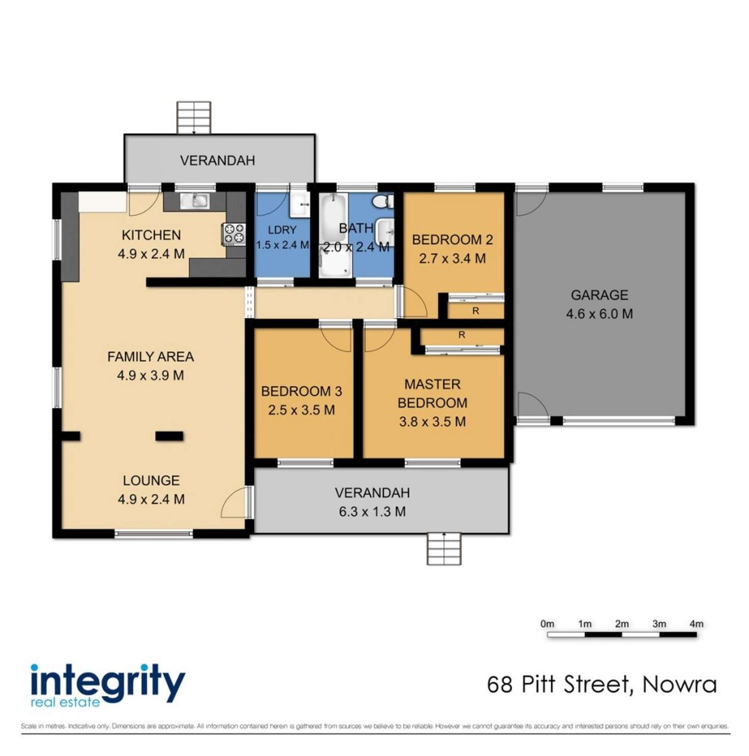 Floorplan of Homely house listing, 68 Pitt Street, North Nowra NSW 2541