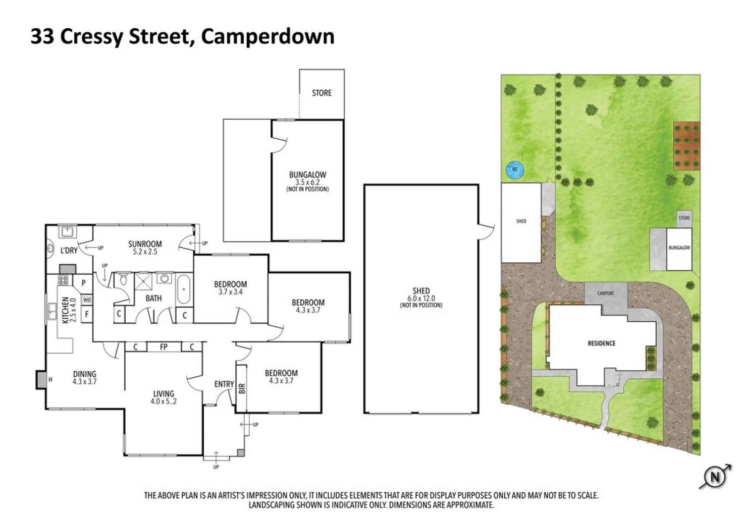Floorplan of Homely house listing, 33 Cressy Street, Camperdown VIC 3260
