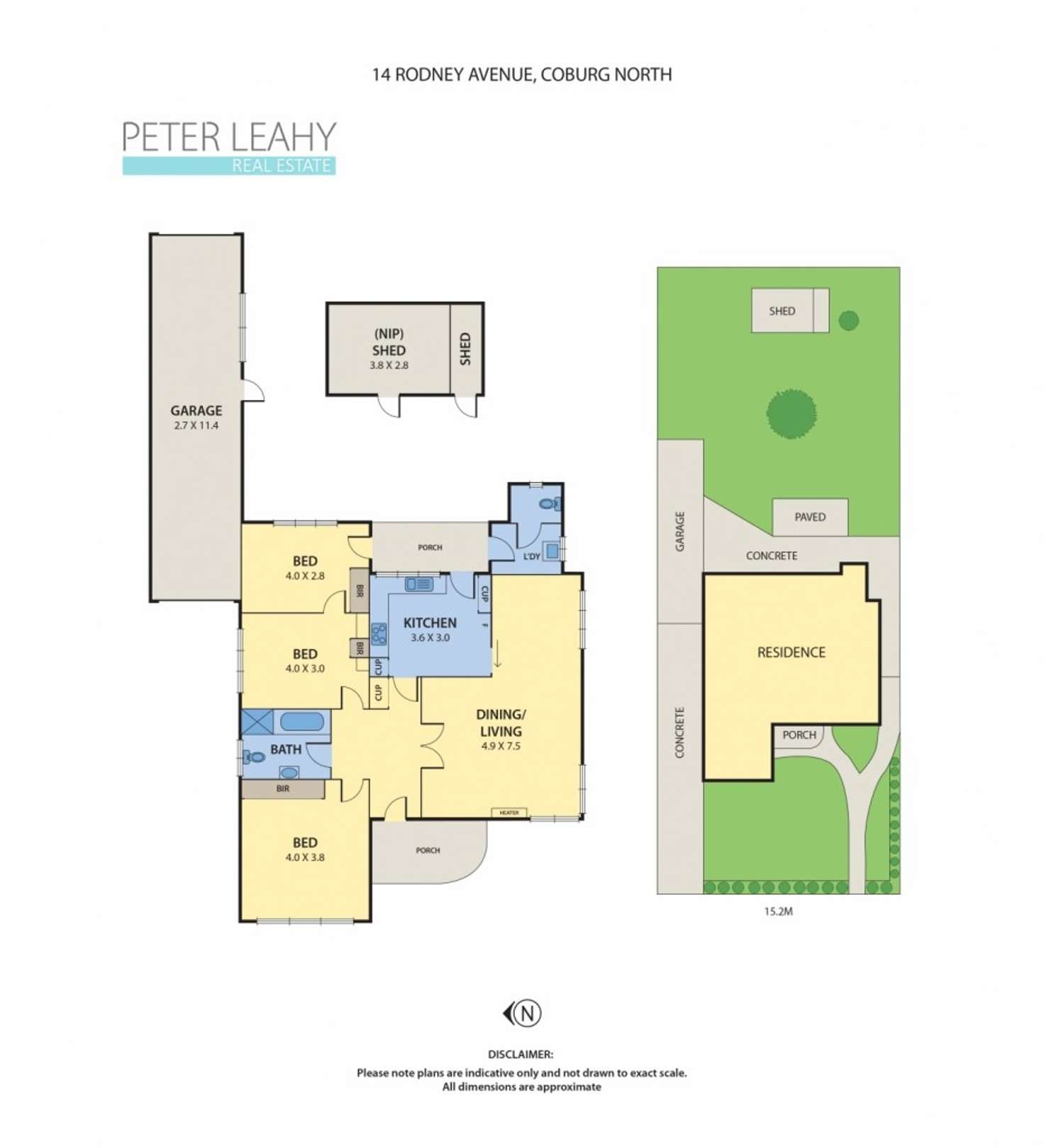 Floorplan of Homely house listing, 14 Rodney Avenue, Coburg North VIC 3058