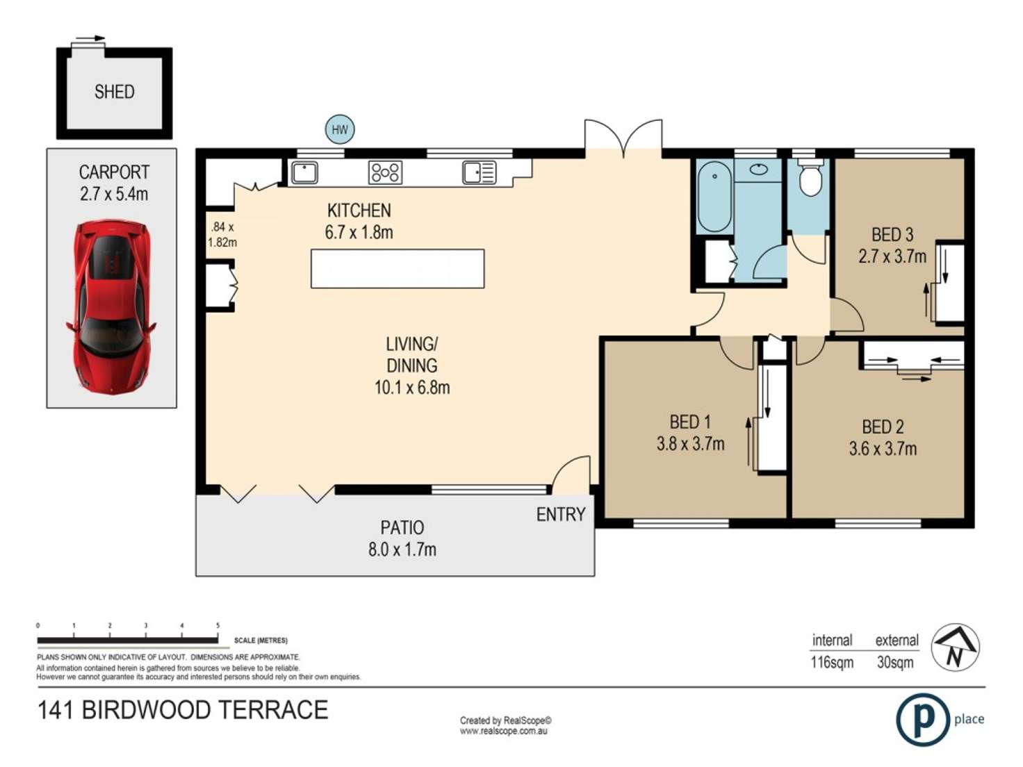 Floorplan of Homely house listing, 141 Birdwood Terrace, Toowong QLD 4066