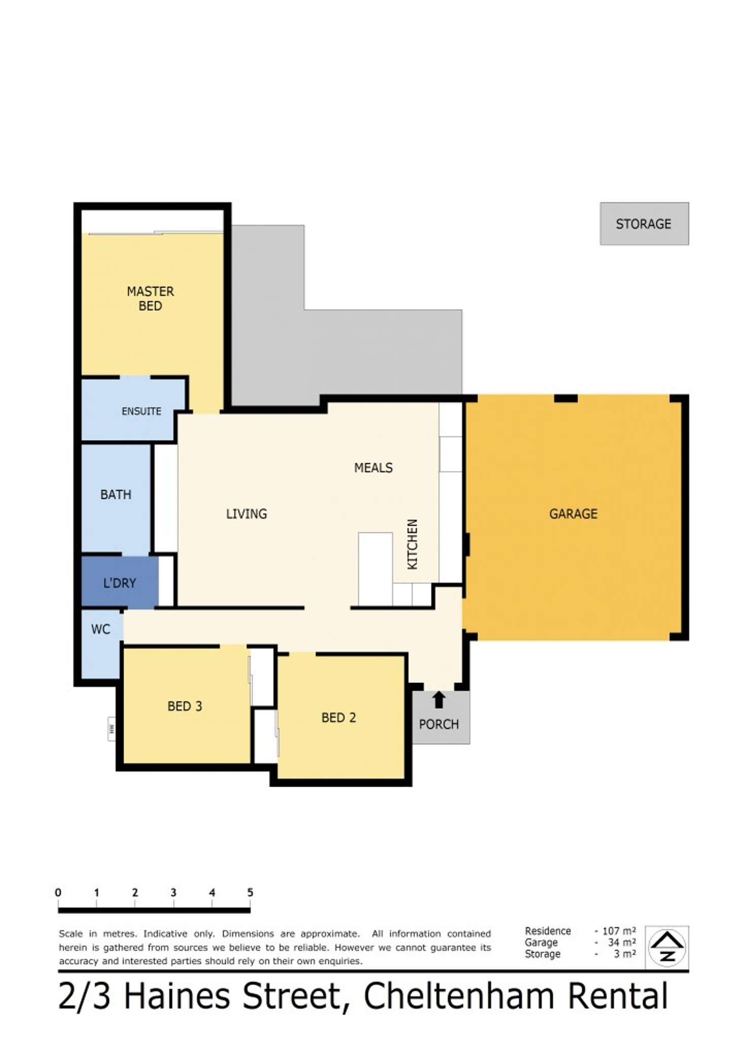 Floorplan of Homely house listing, 2/3 Haines Street, Cheltenham VIC 3192