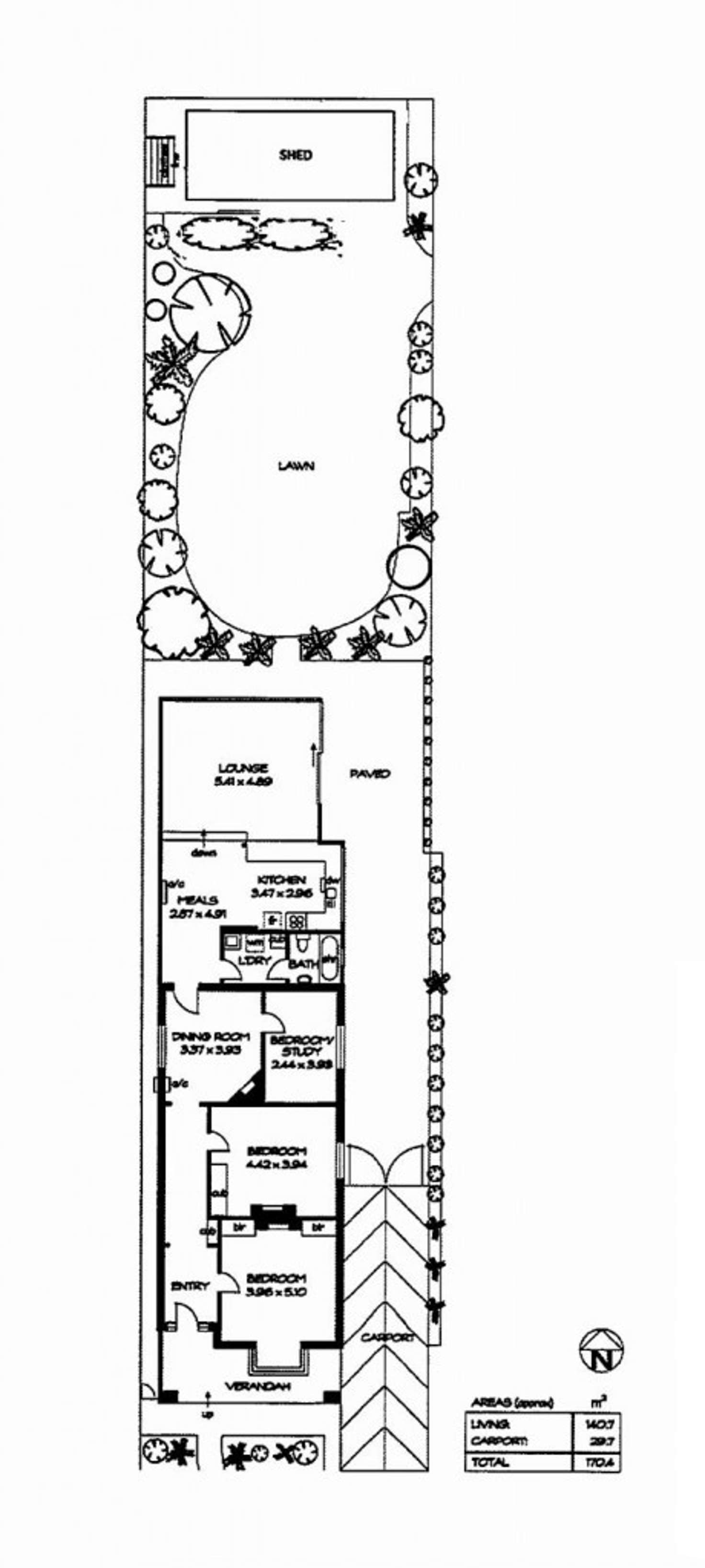 Floorplan of Homely house listing, 71 Grant Avenue, Rose Park SA 5067