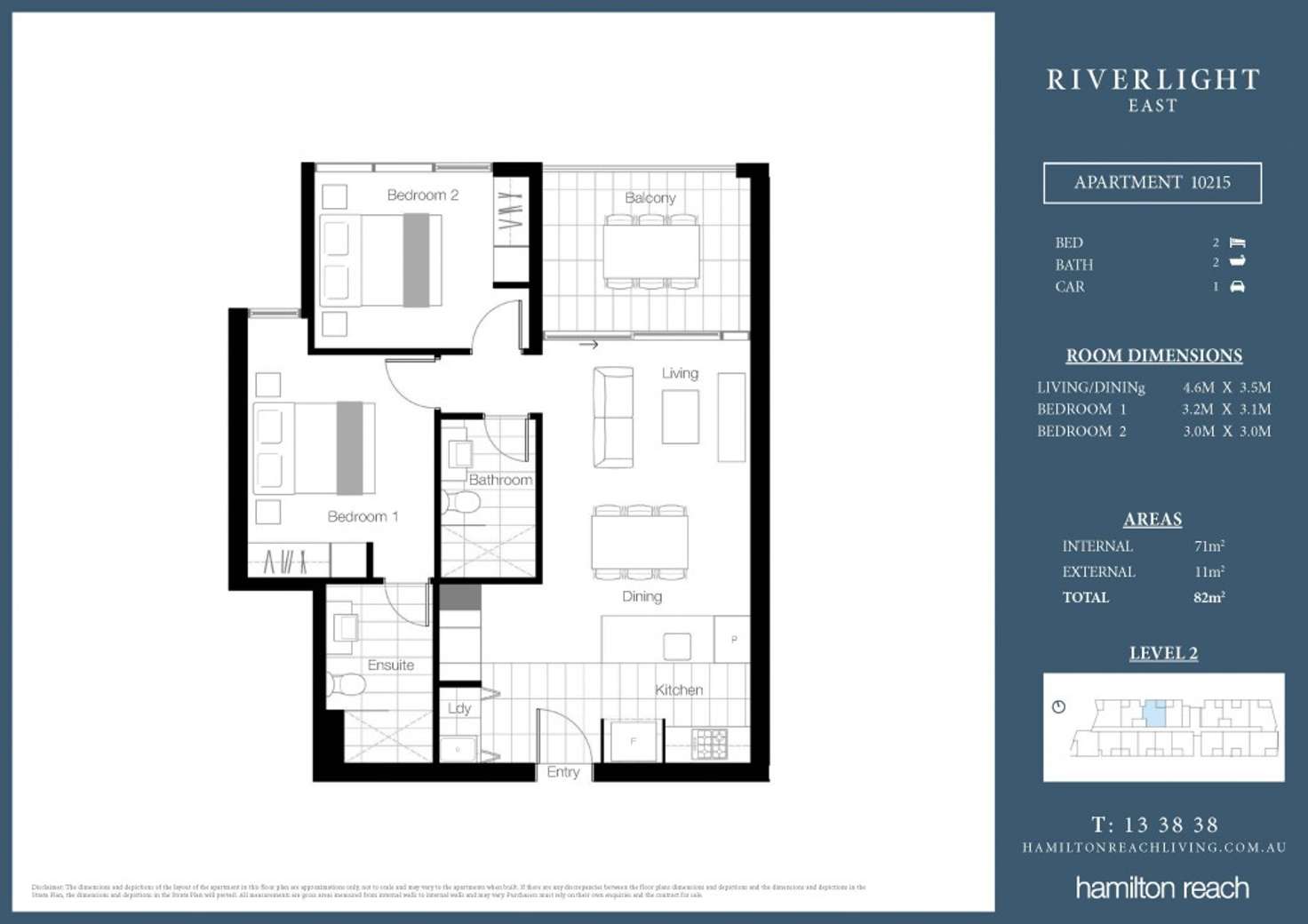 Floorplan of Homely apartment listing, 15/320 Macarthur Avenue, Hamilton QLD 4007