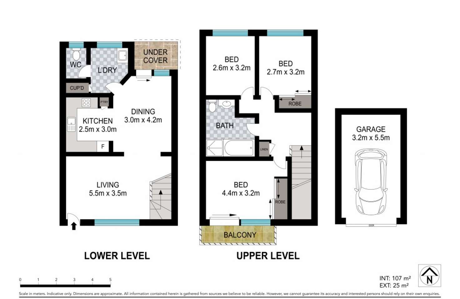 Floorplan of Homely townhouse listing, 36/30 Glenefer Street, Runcorn QLD 4113