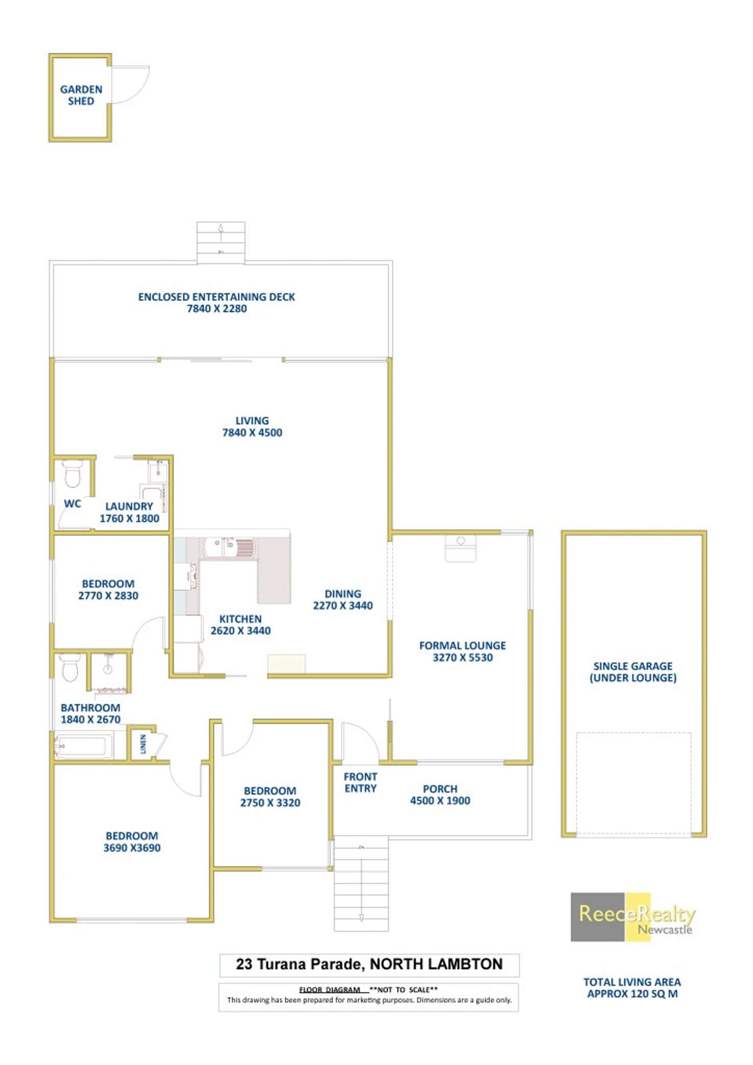 Floorplan of Homely house listing, 23 Turana Parade, North Lambton NSW 2299