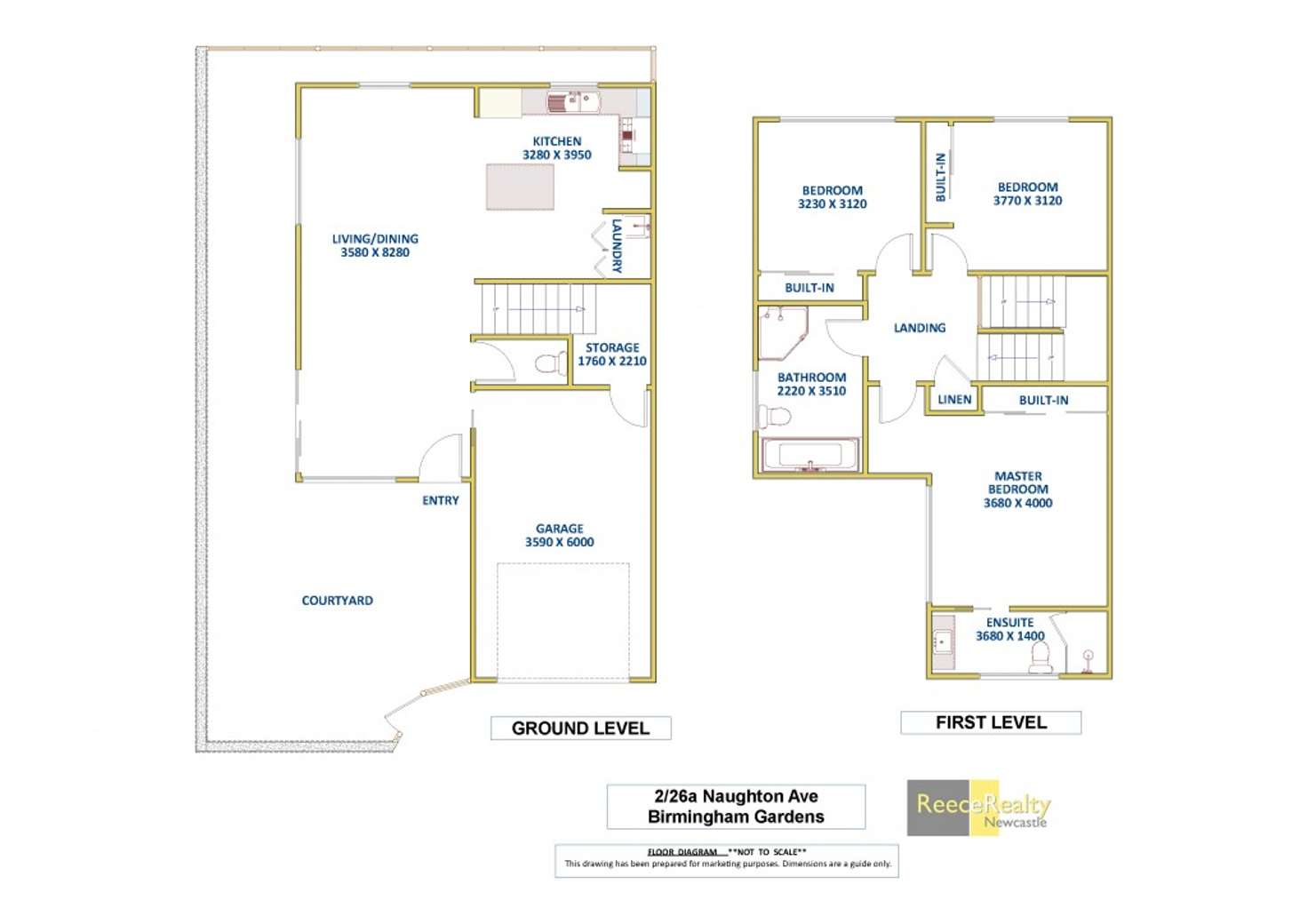 Floorplan of Homely townhouse listing, 2/26A Naughton Avenue, Birmingham Gardens NSW 2287