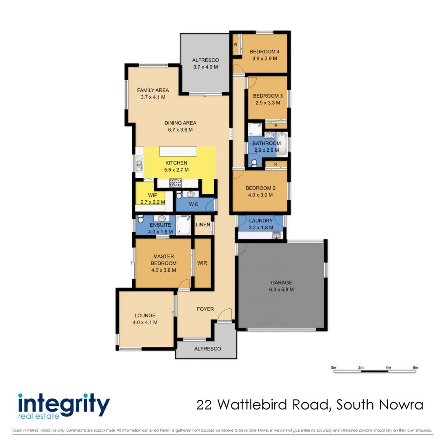 Floorplan of Homely house listing, 22 Wattlebird Road, South Nowra NSW 2541