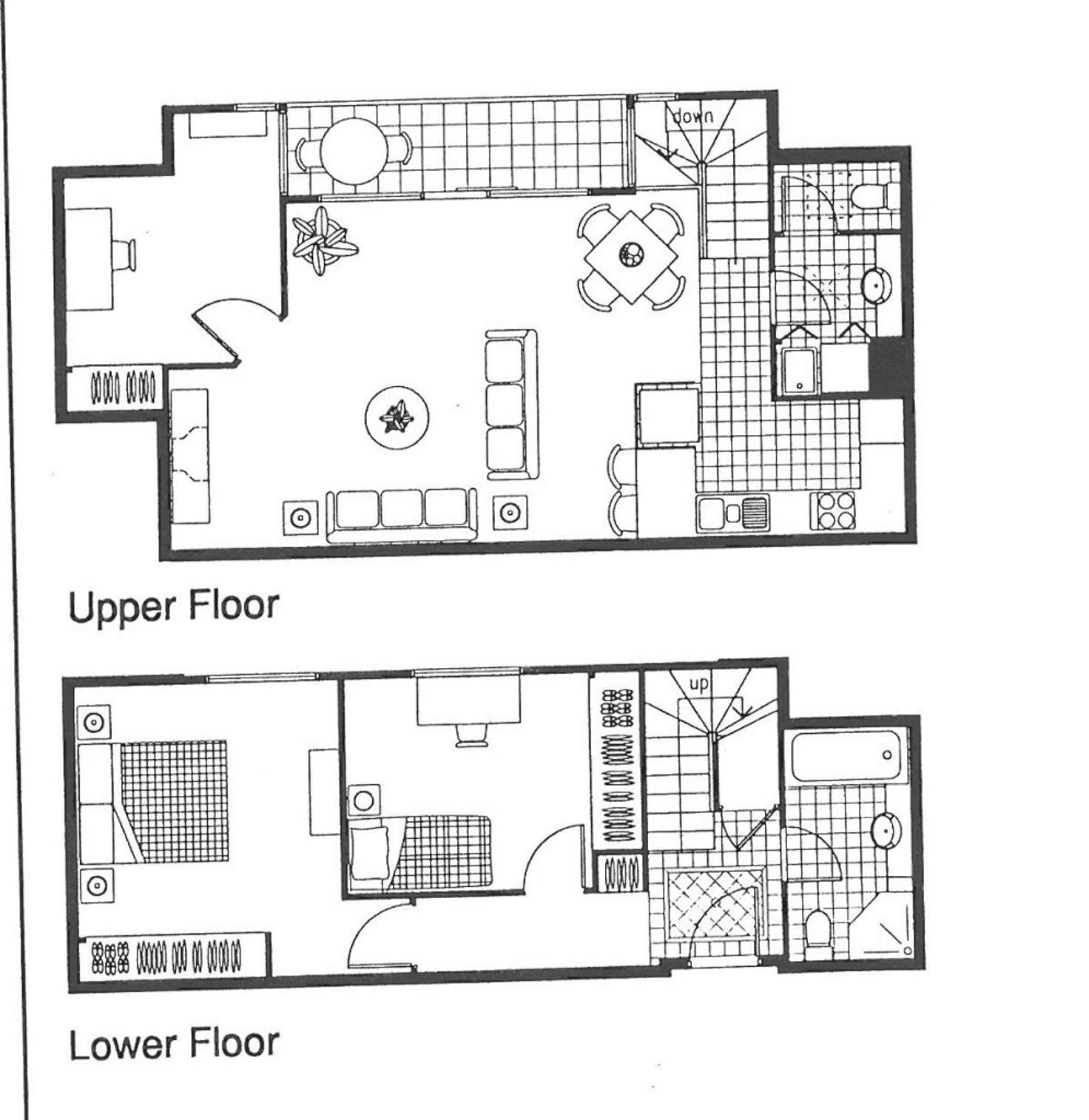 Floorplan of Homely apartment listing, 403/402-408 La Trobe Street, Melbourne VIC 3000