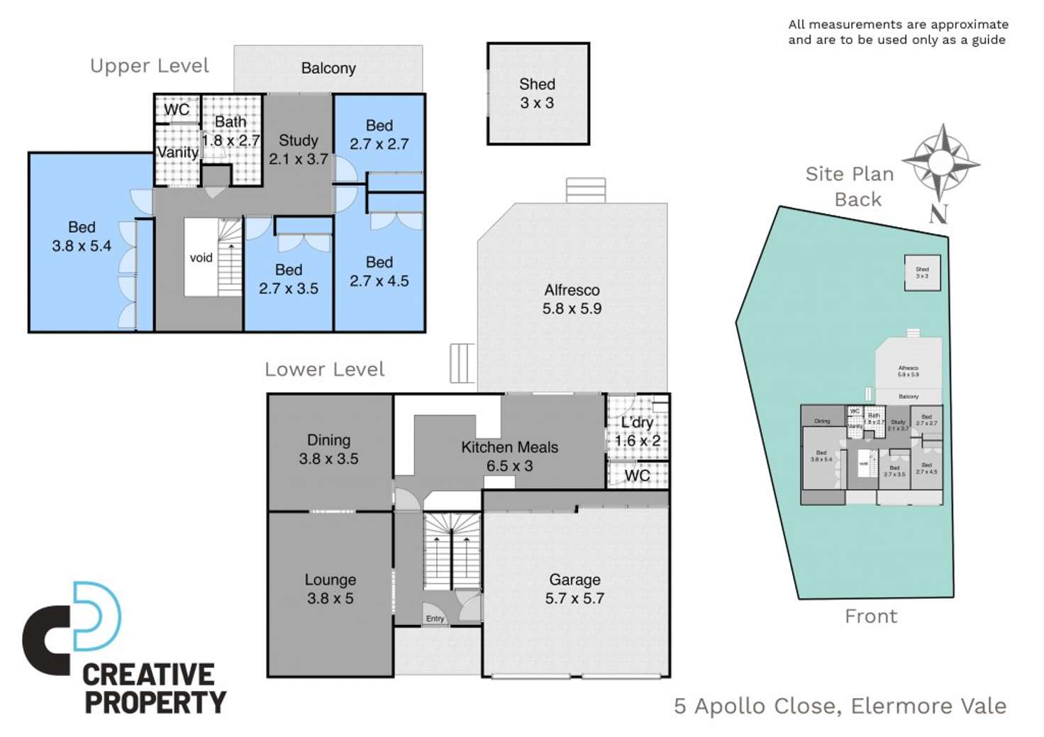 Floorplan of Homely house listing, 5 Apollo Close, Elermore Vale NSW 2287