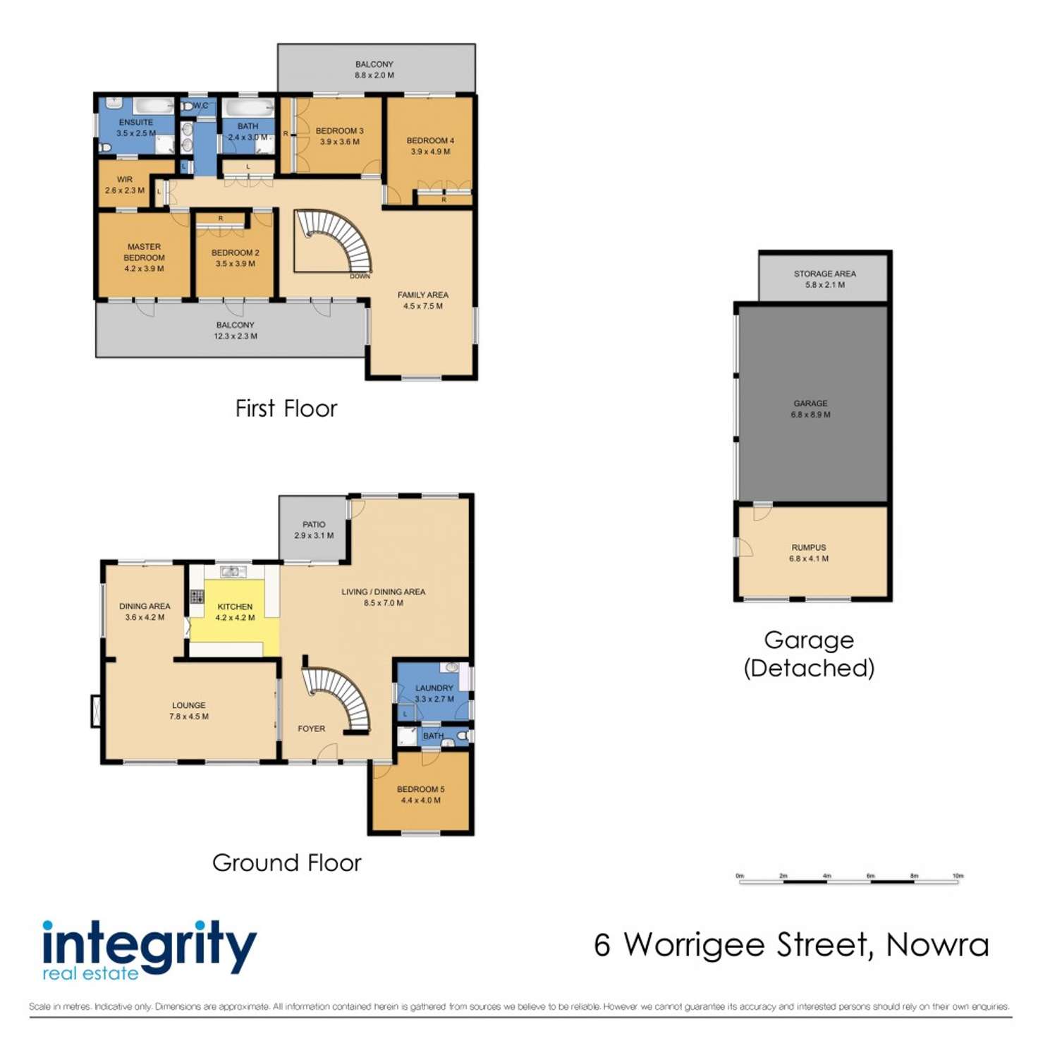 Floorplan of Homely house listing, 6 Worrigee Street, Nowra NSW 2541